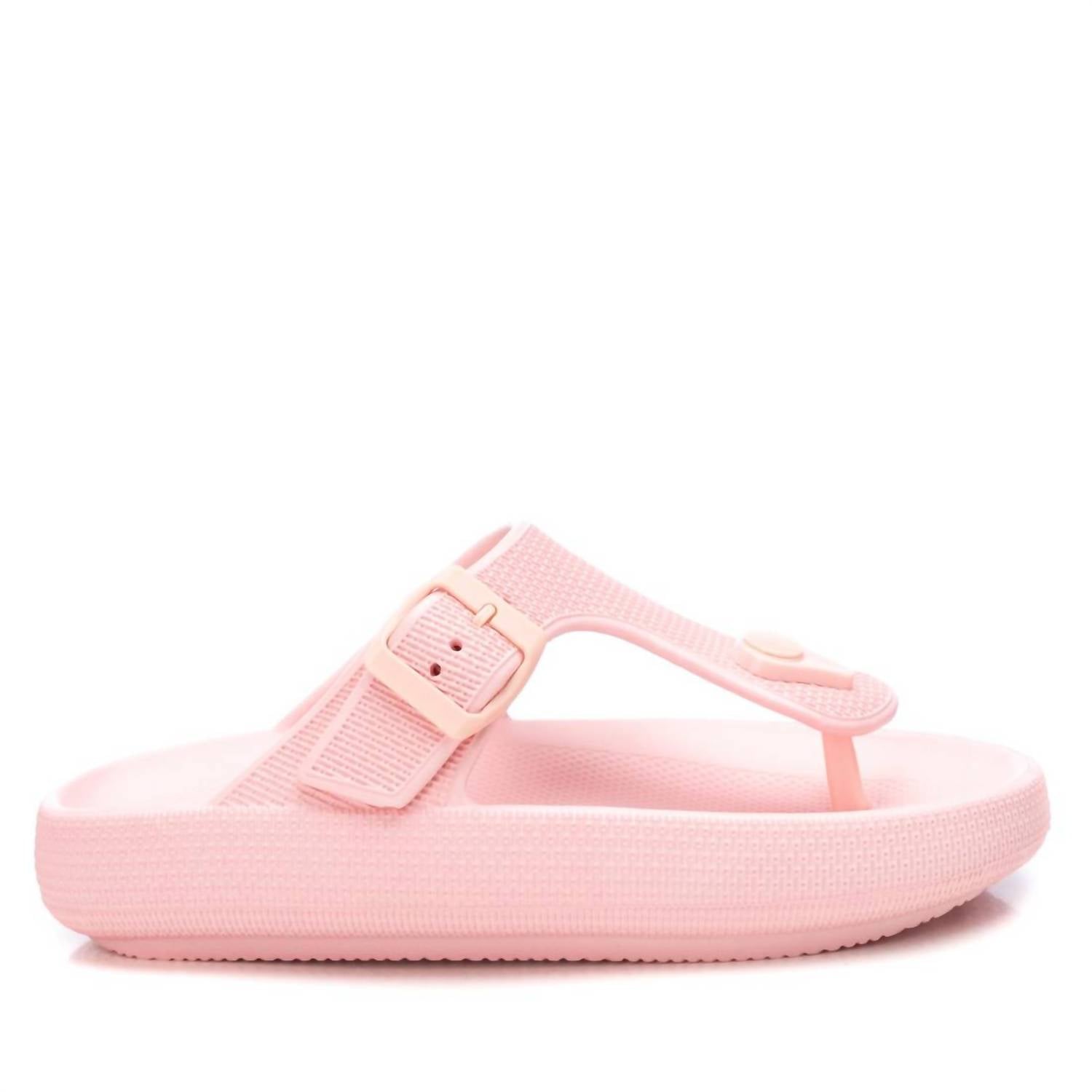 Women's Rubber Flip Flops Sandals In Light/pastel Pink