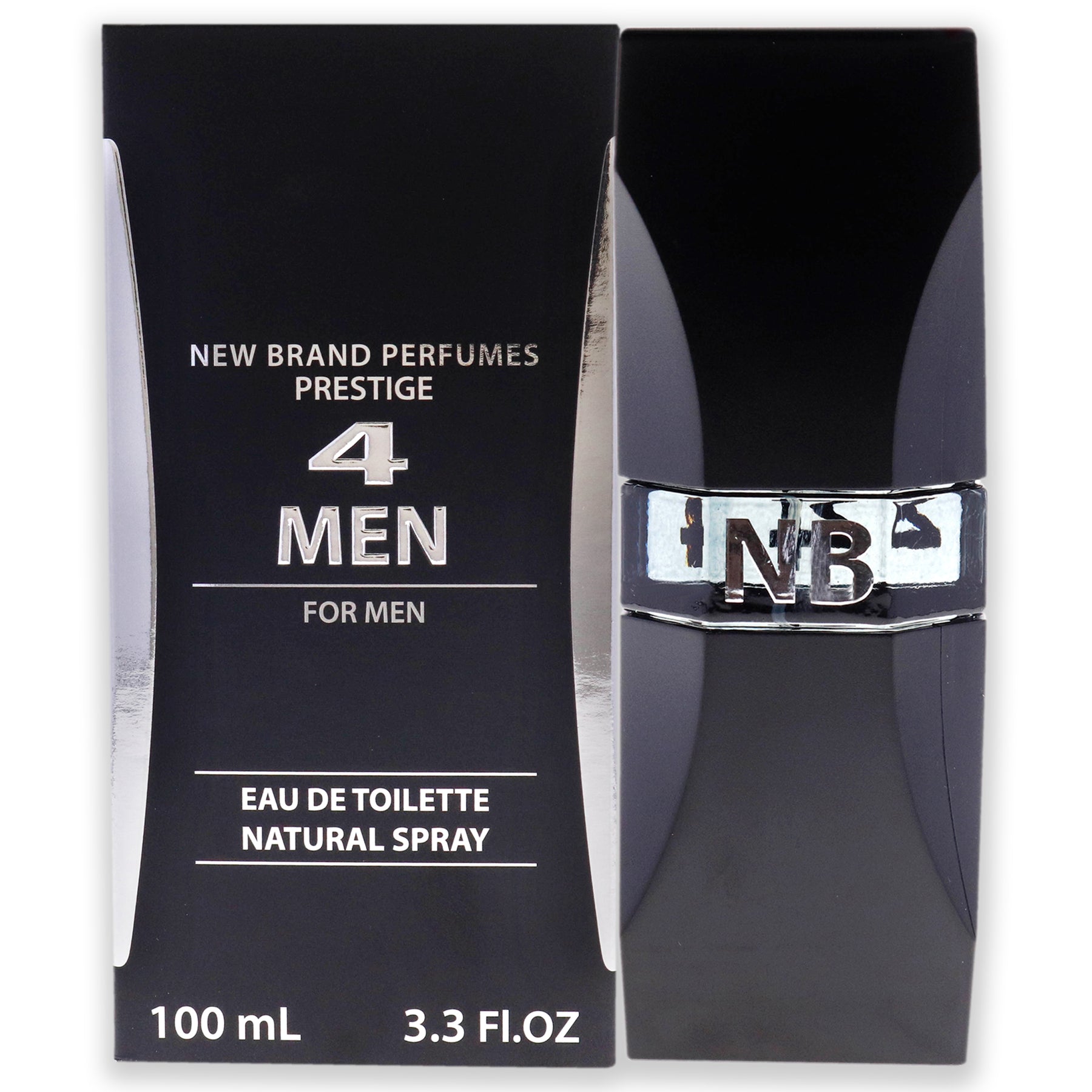 4 Men by New Brand for Men - 3.3 oz EDT Spray 7831239950396