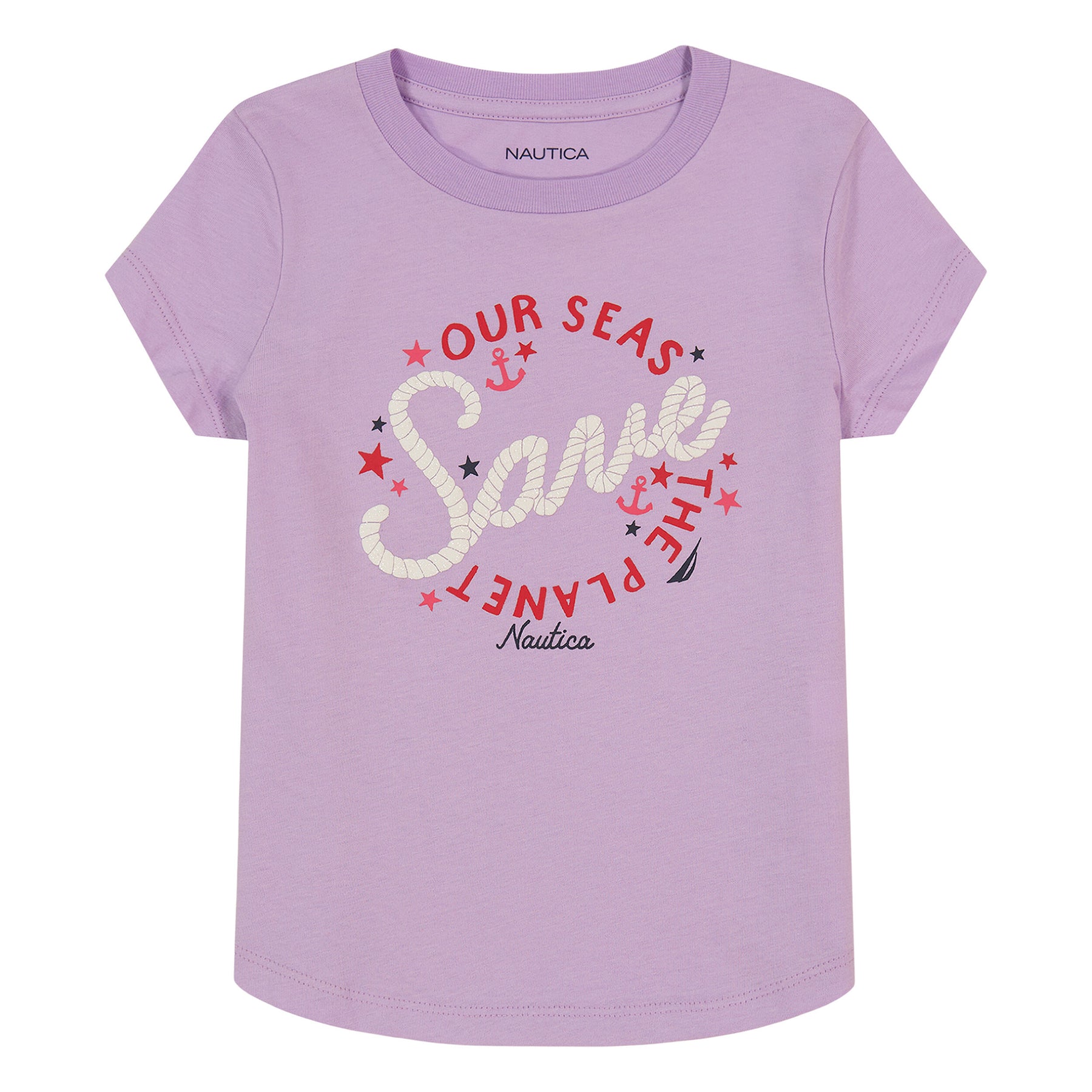 Nautica Little Girls Save Our Planet T-Shirt (4-6X)