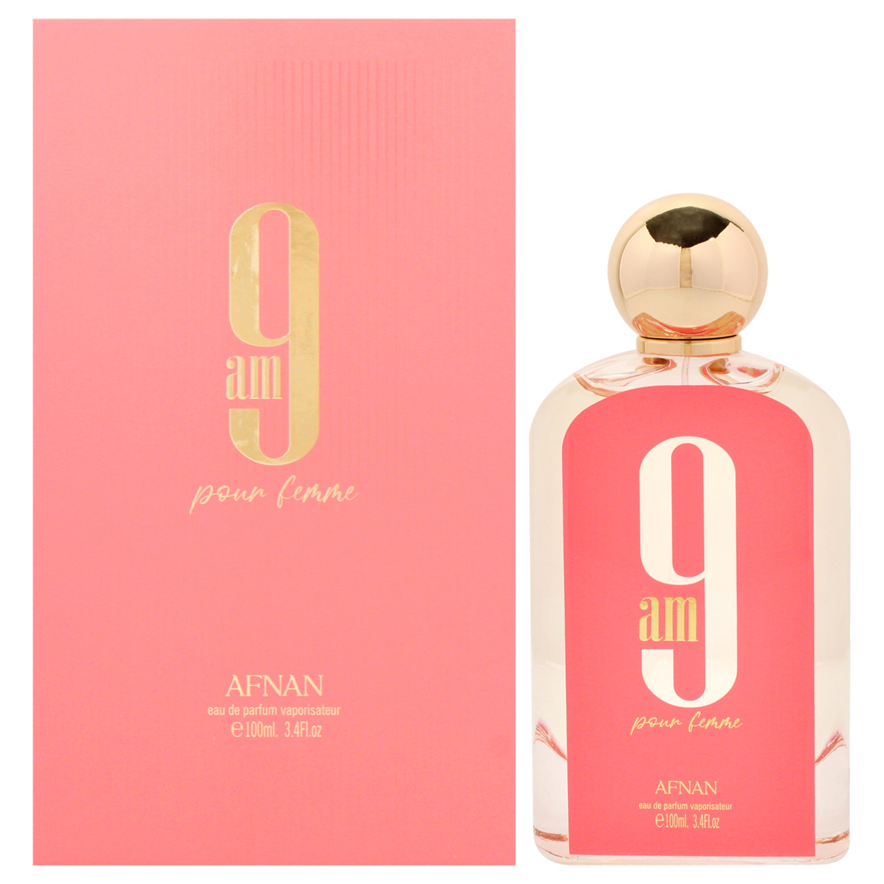 9 AM Pour Femme by Afnan for Women - 3.4 oz EDP Spray 7830841098300