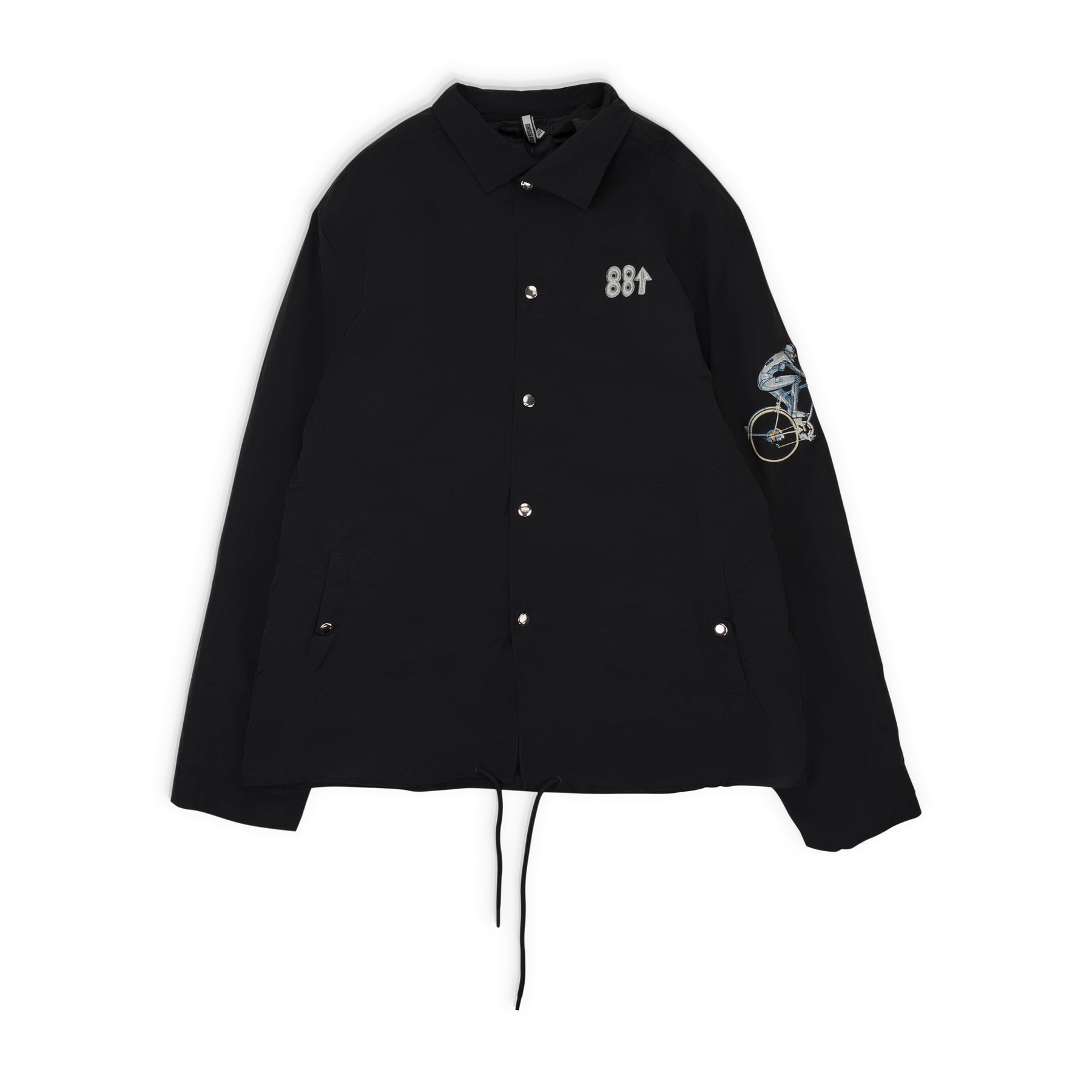 88 RISING X SORYAMA DIGITAL ROBOT FACE BLACK COACH JACKET 7801489162300