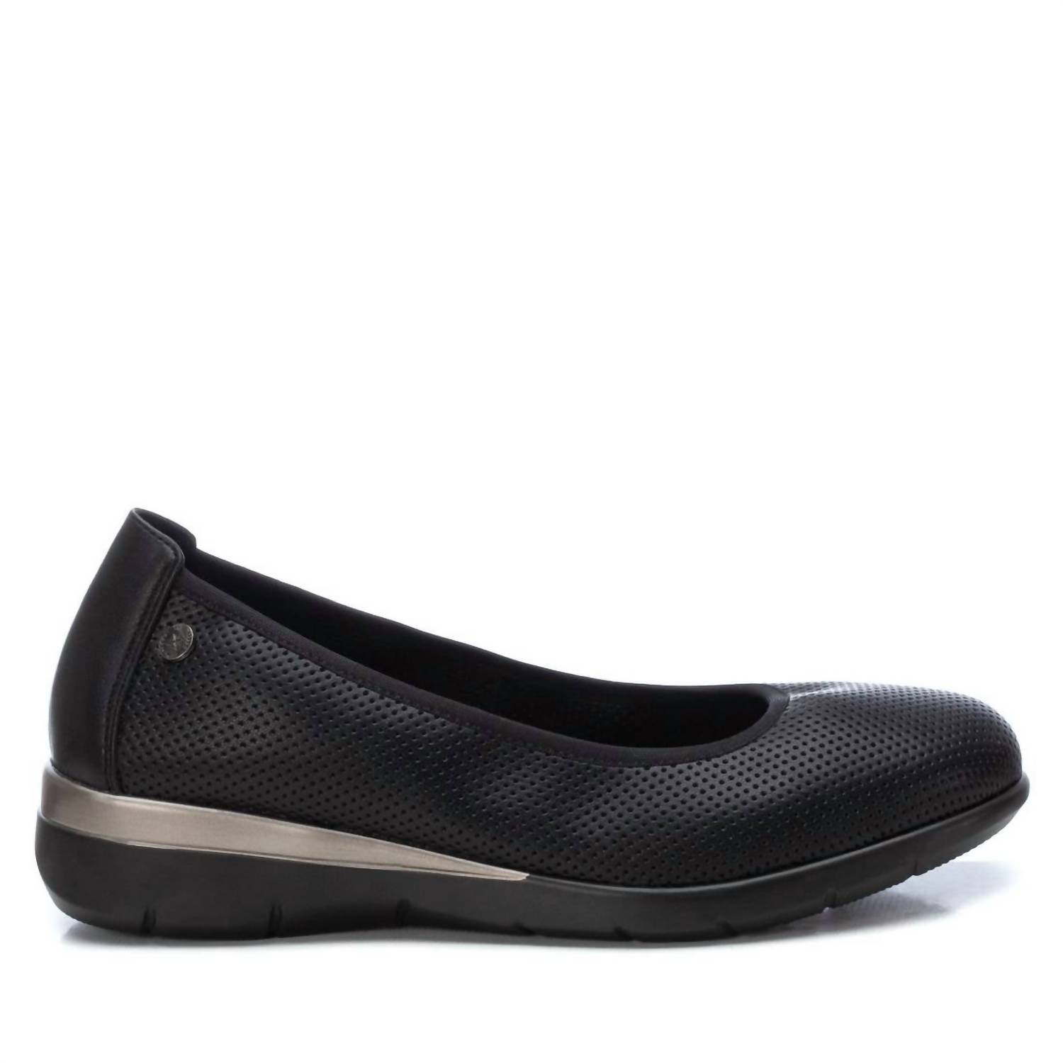 Women's Flat Ballerina In Black 7770402062396