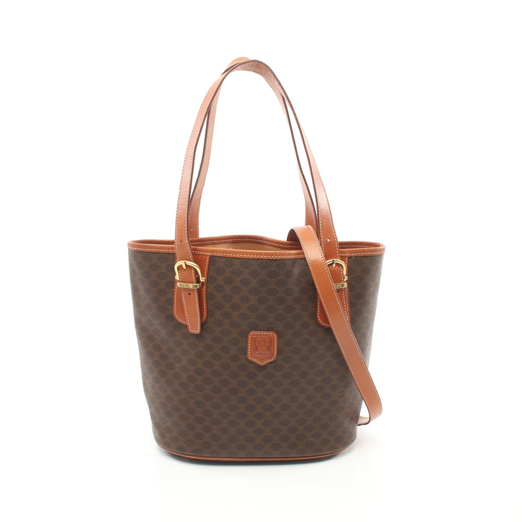 Macadam Shoulder Bag Tote Bag Pvc Leather Dark 2Way