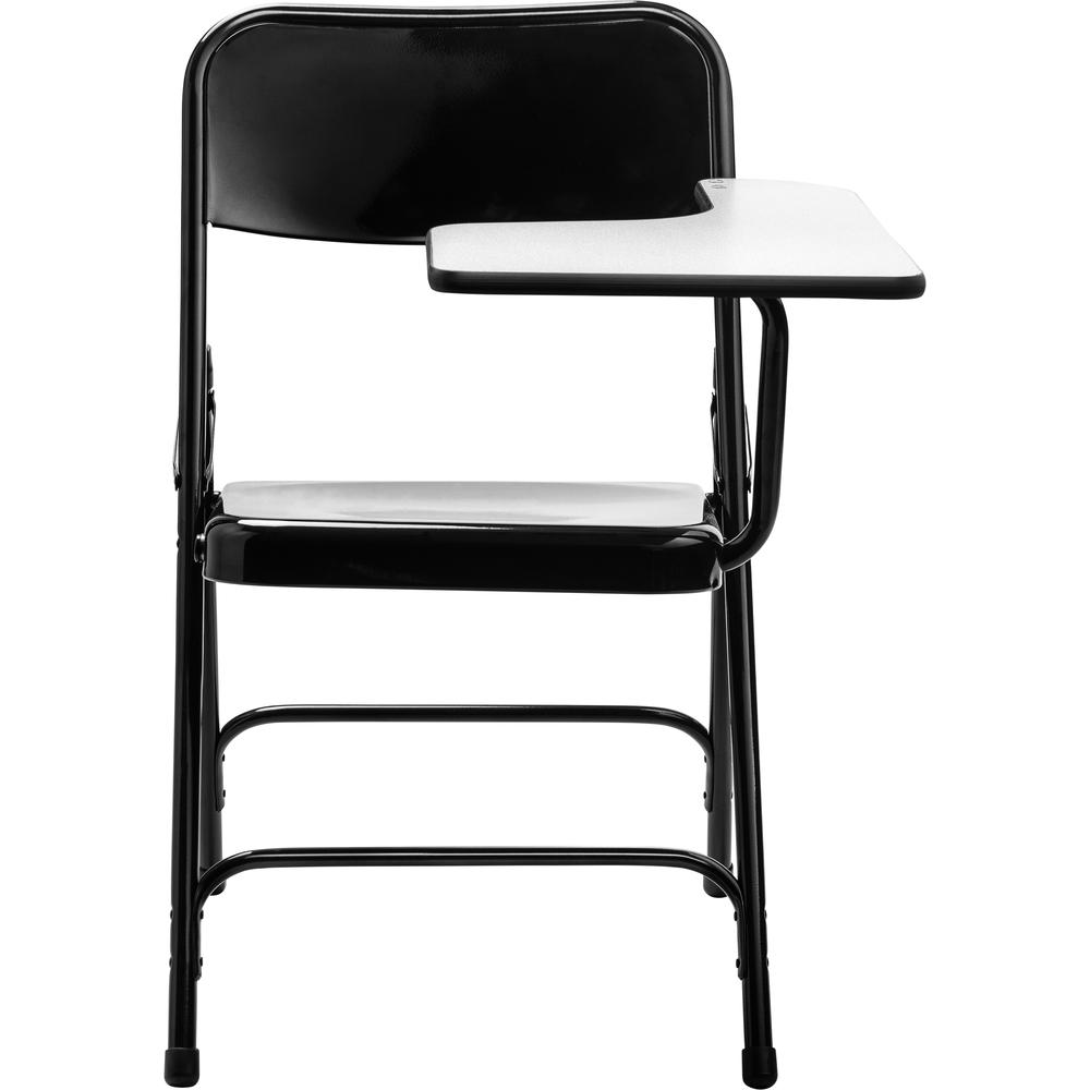 NPS 5200 Series Tablet Arm Folding Chair, Left Arm, Black (Pack of 2)