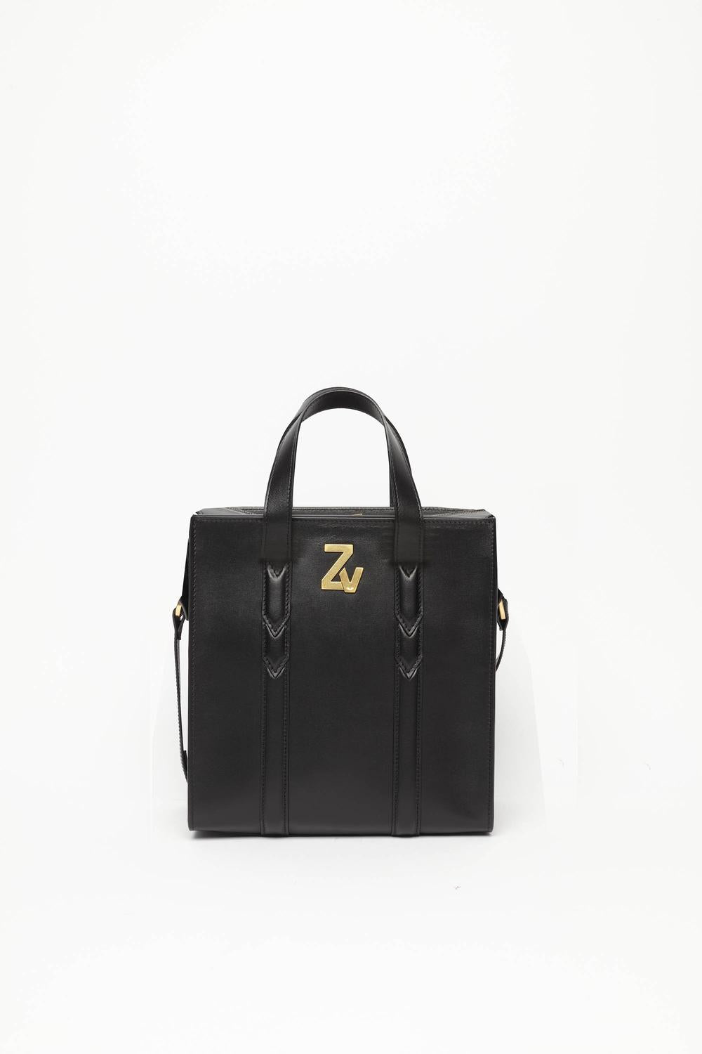 Zv Iniiale Le Small Tote In Noir