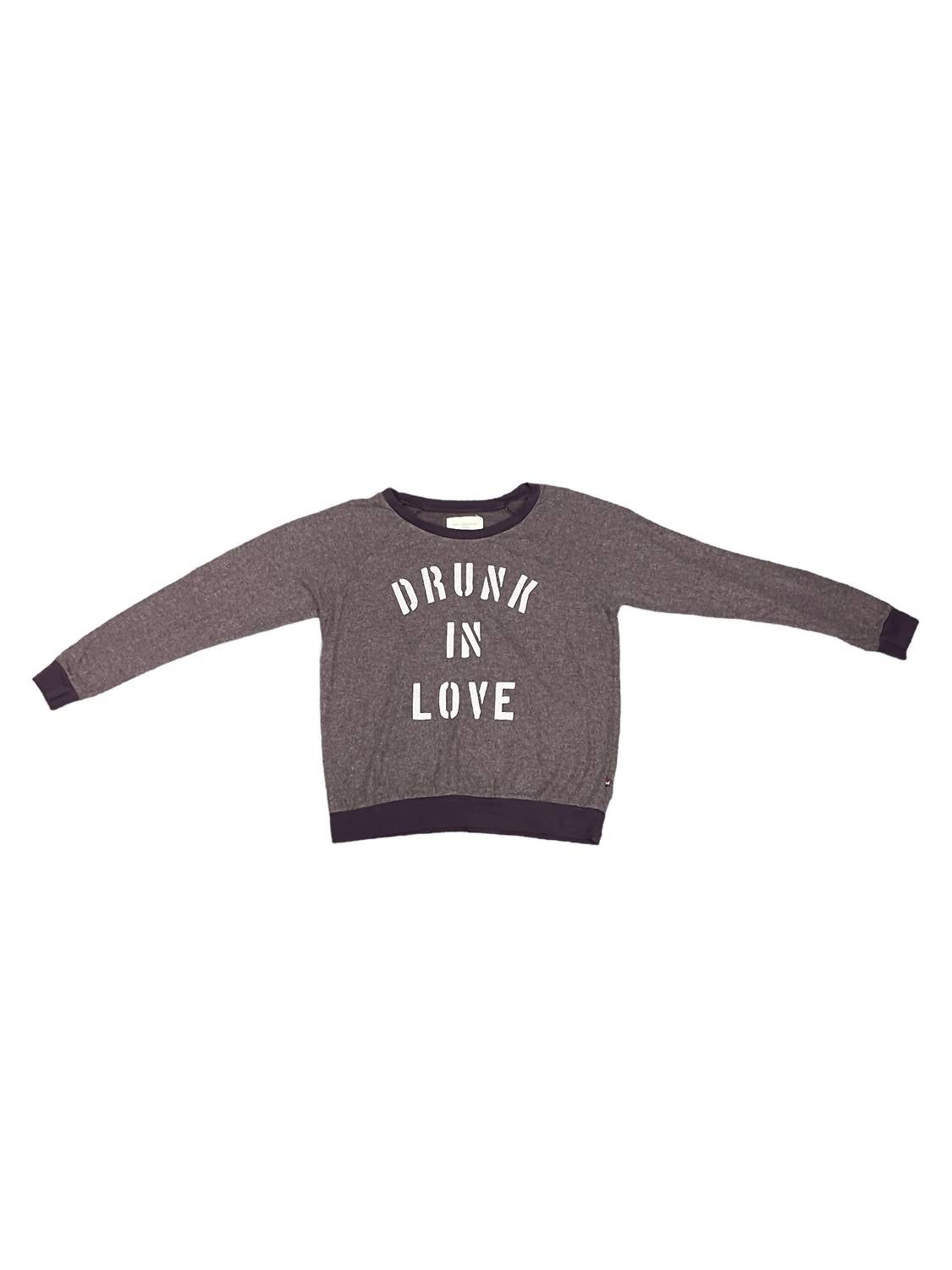 Drunk In Love Pullover In Aubergine 7266472329276