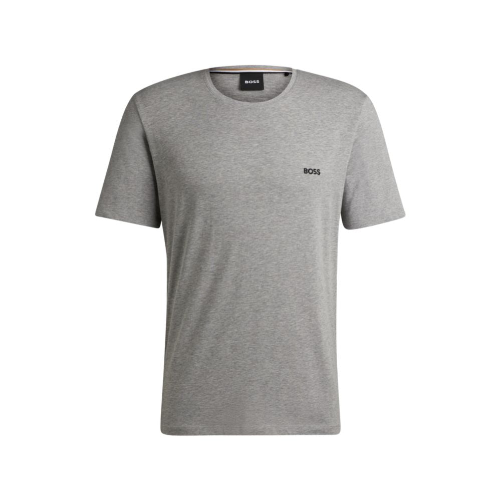 Stretch-cotton regular-fit T-shirt with logo detail