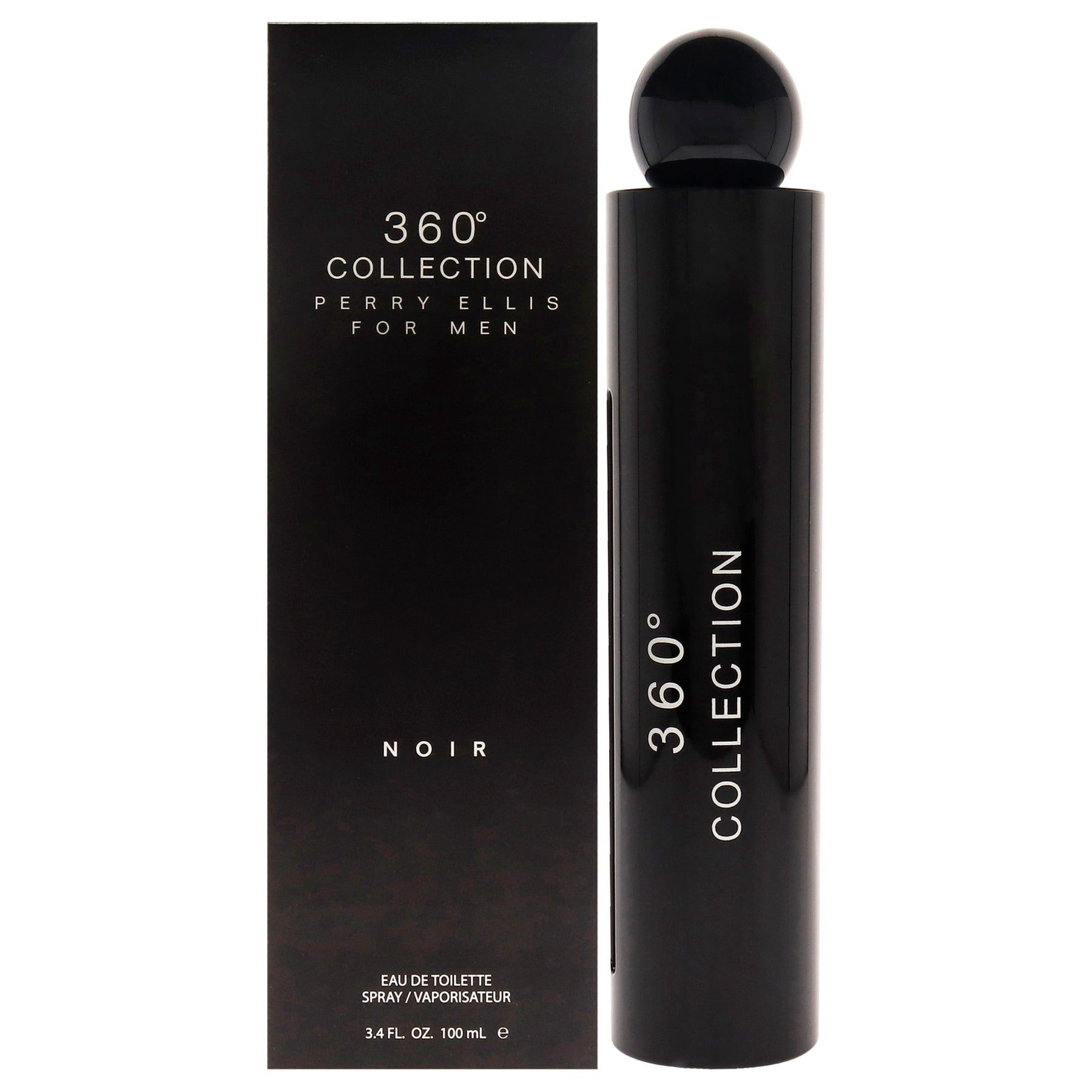 360 Collection Noir by Perry Ellis for Men - 3.4 oz EDT Spray 7831229399100