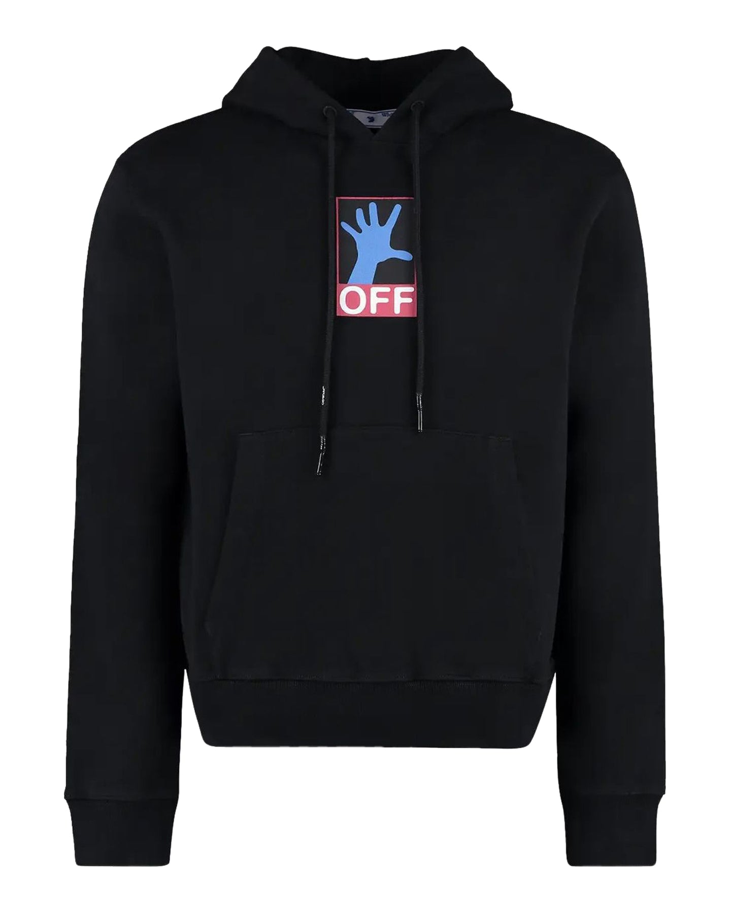 90S Hand Slim Hoodie Black 7826372624444