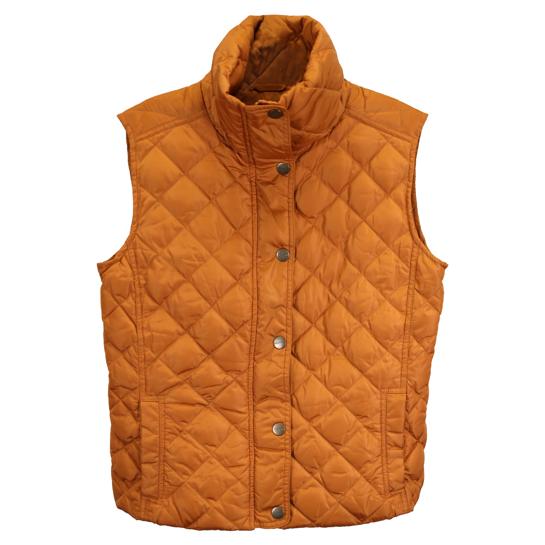 Max Mara Weekend Quilted Vest in Orange Polyamide 7744750878780