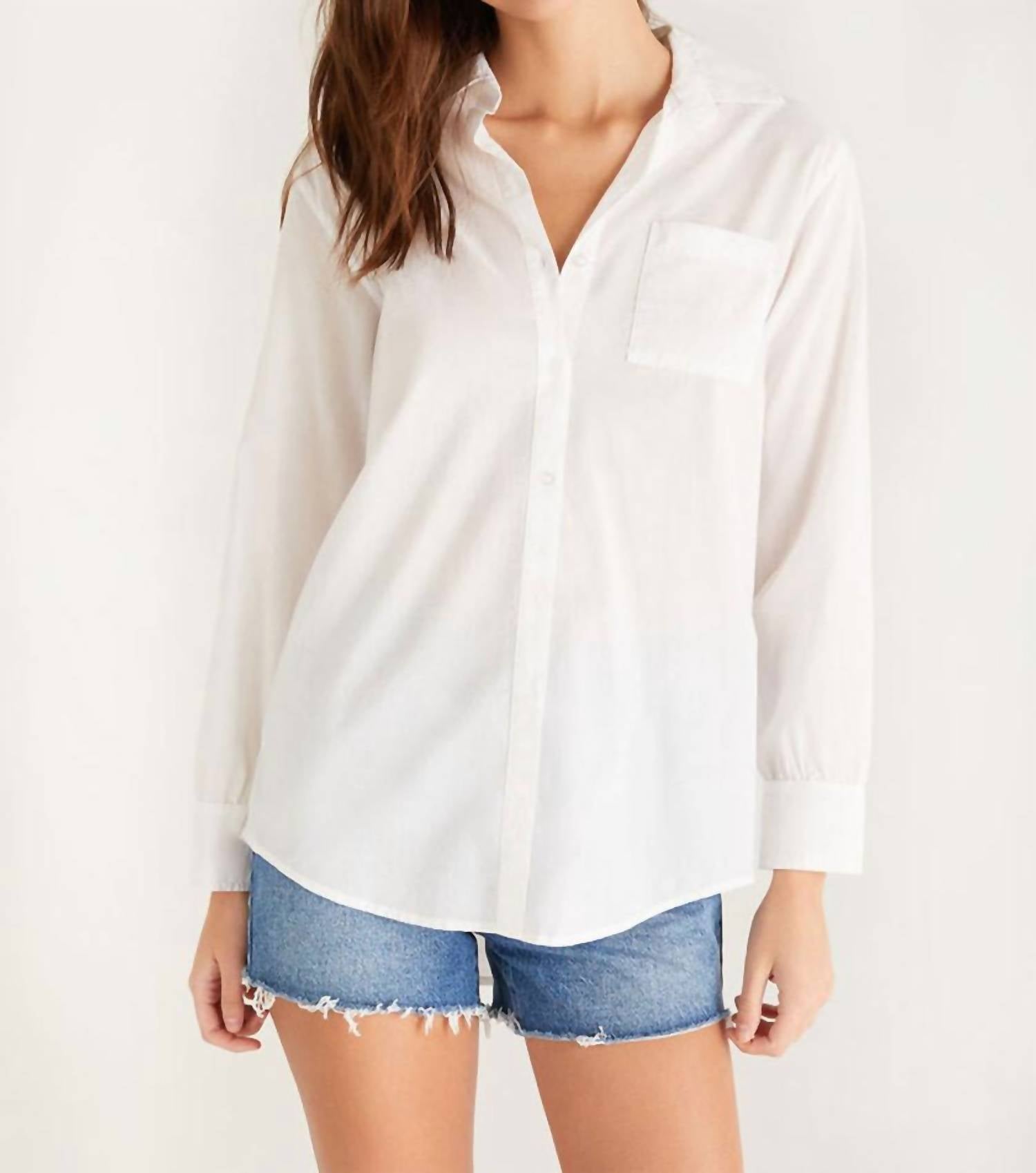 Poolside Shirt In White