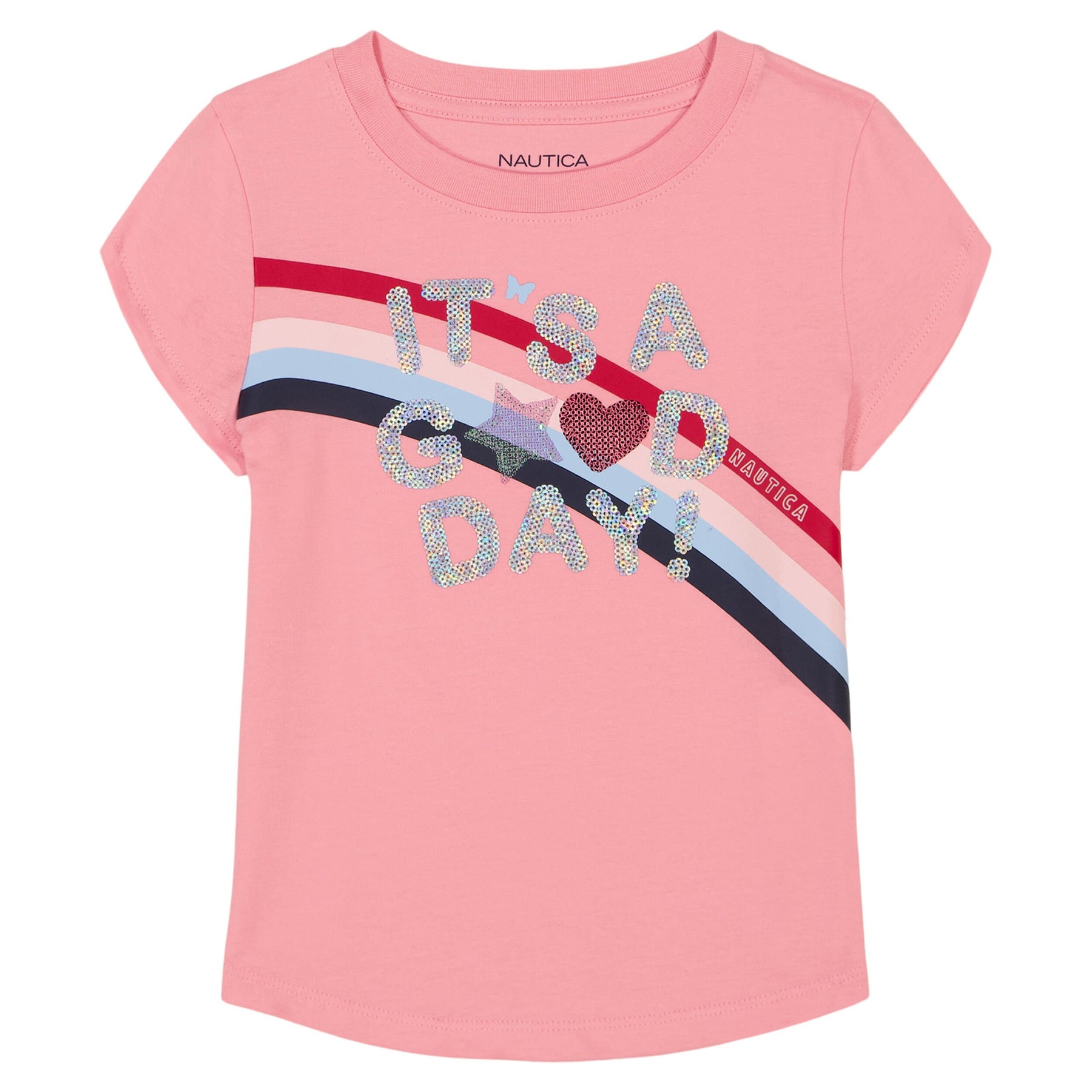 Nautica Little Girls' It's A Good Day T-Shirt (4-6X)