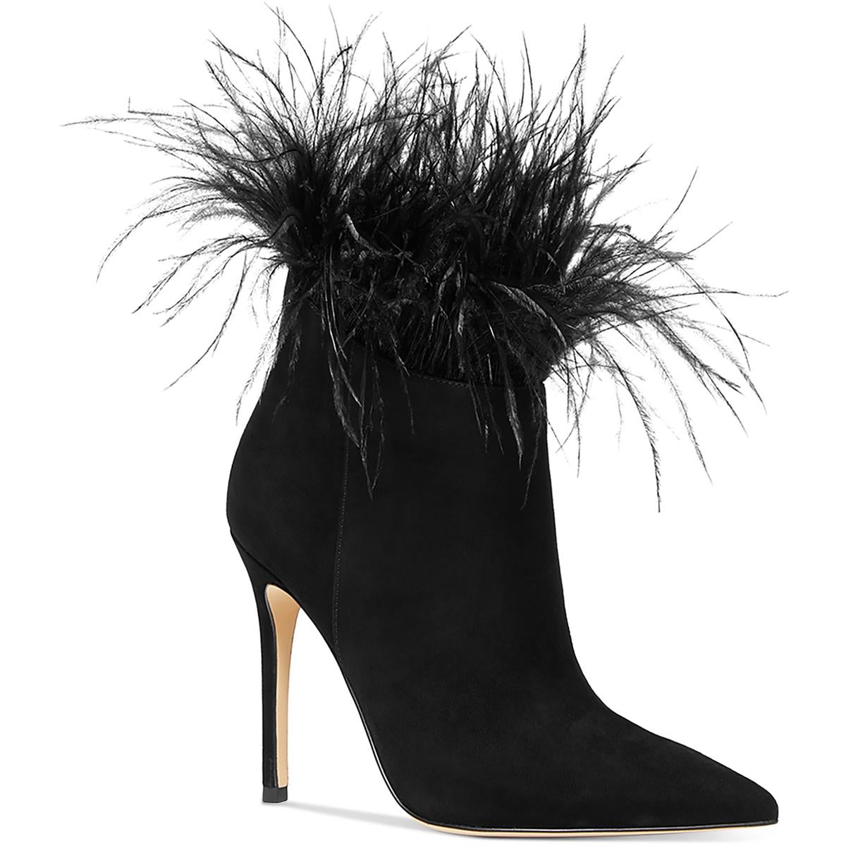 Zipper Suede Shooties