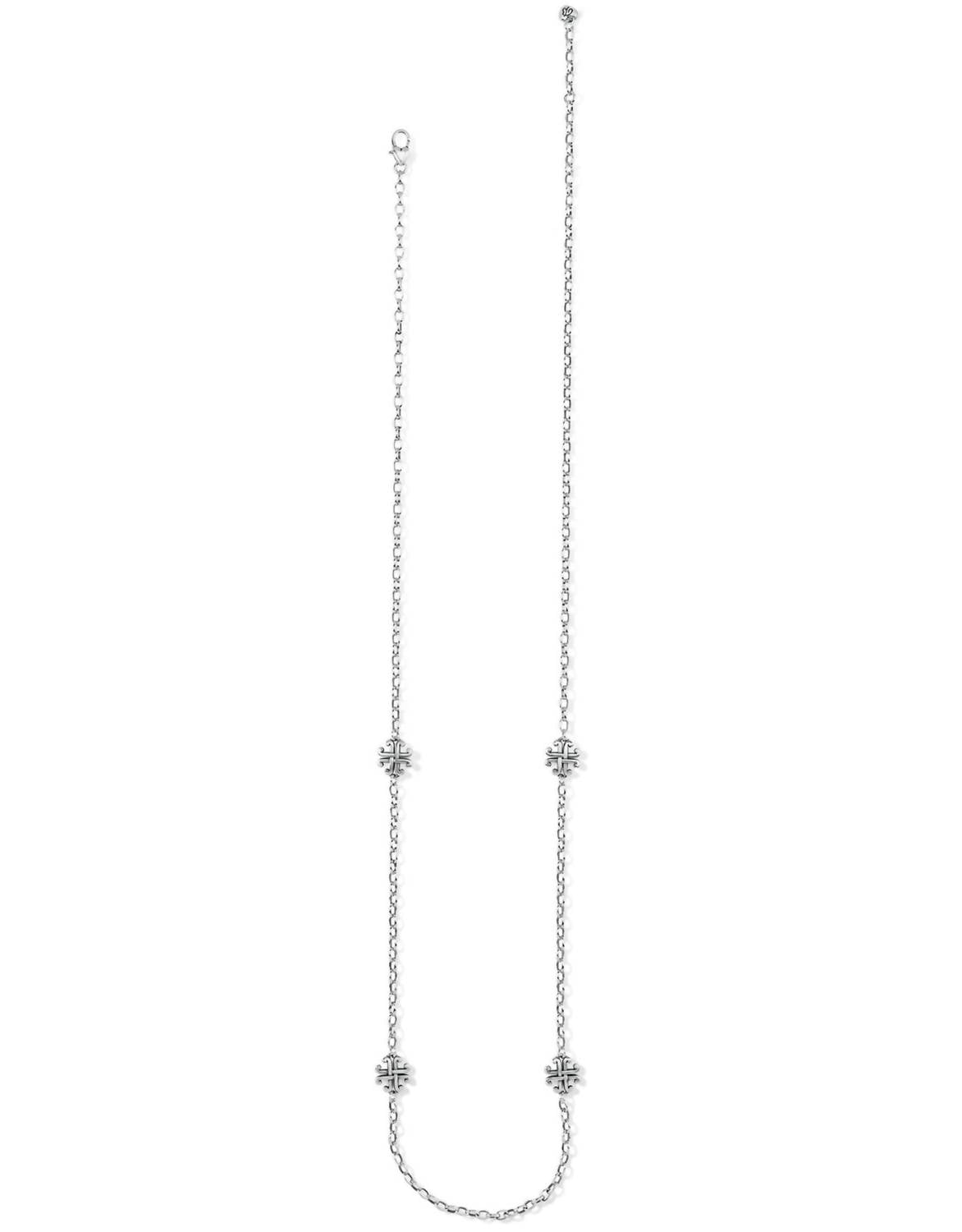 Women's Taos Long Station Necklace In Silver
