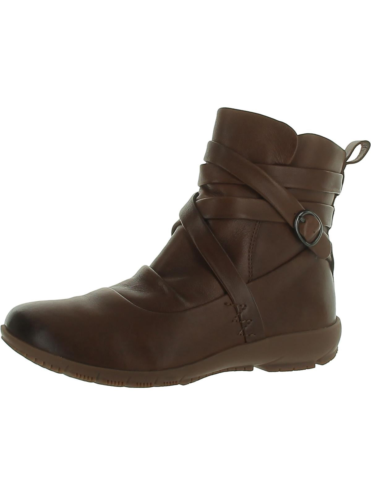 Womens Leather Buckle Ankle Boots 7800753881148