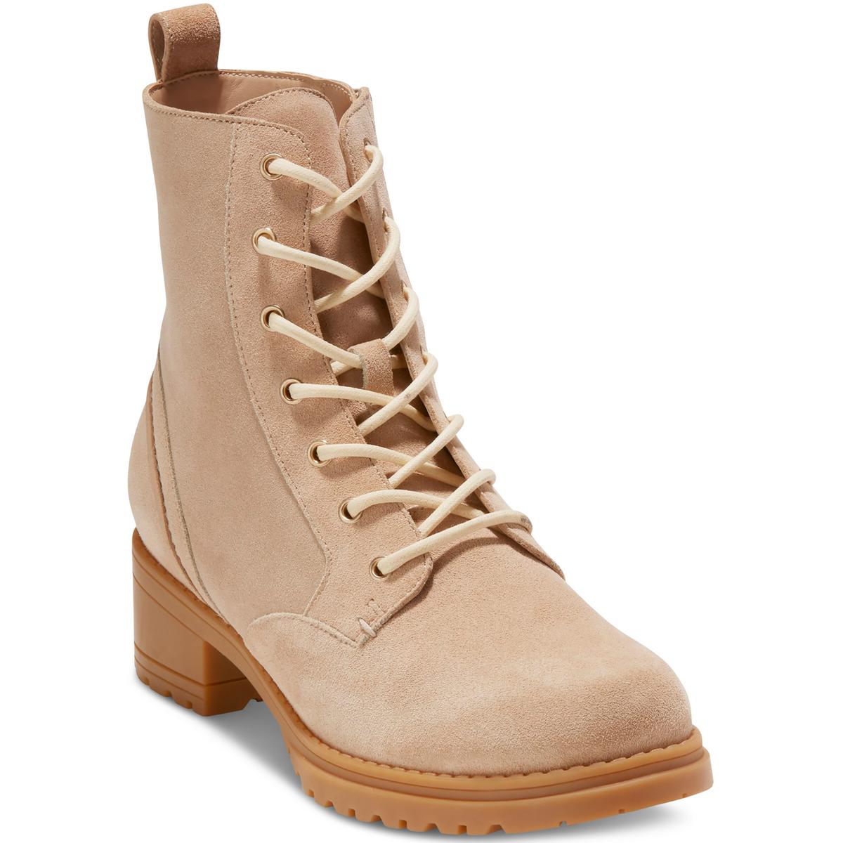 Camea Lugged Sole Zipper Combat & Lace-up Boots