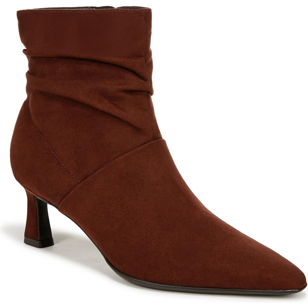 Tribute Zipper Faux Suede Booties