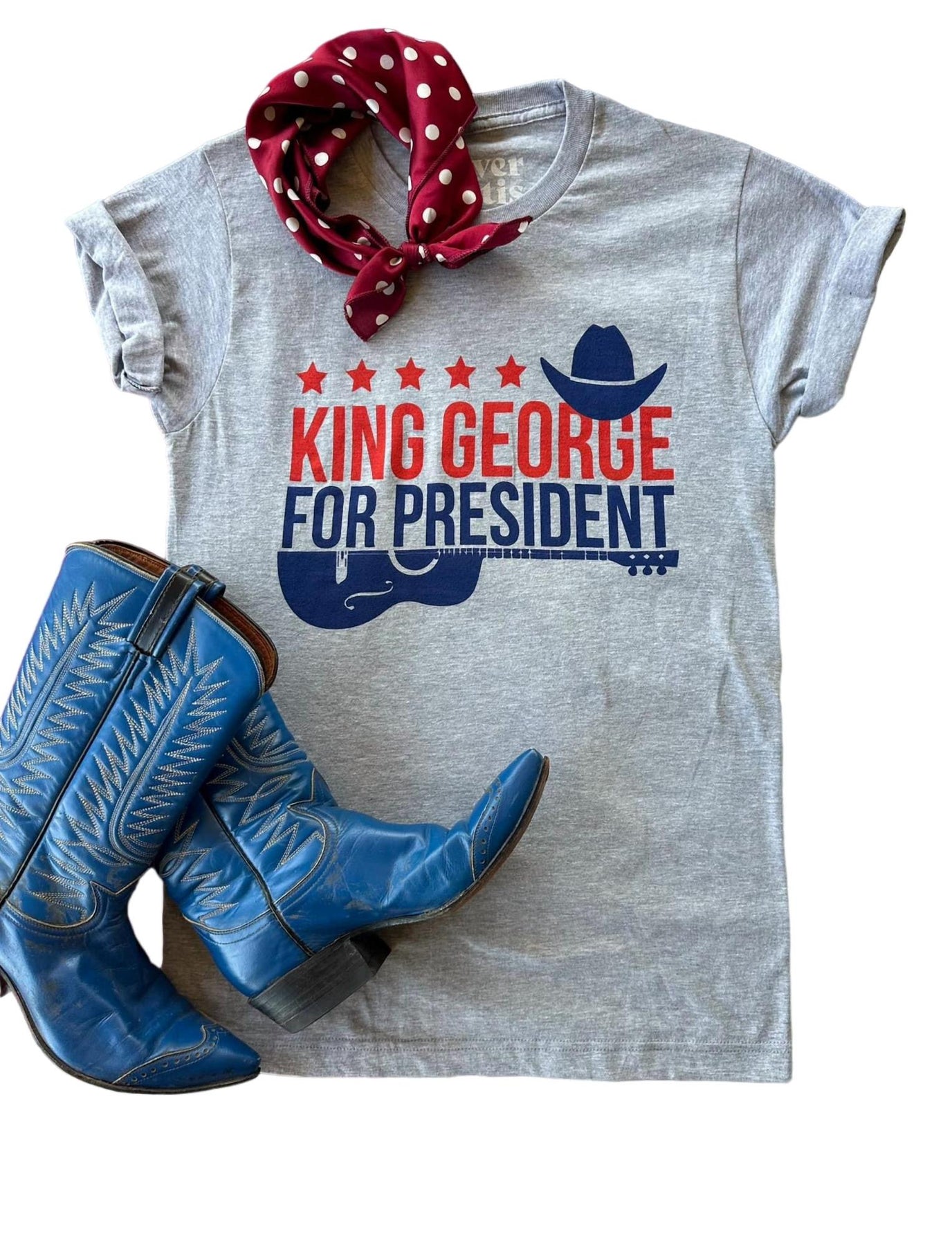 Women's King George Tee In Grey