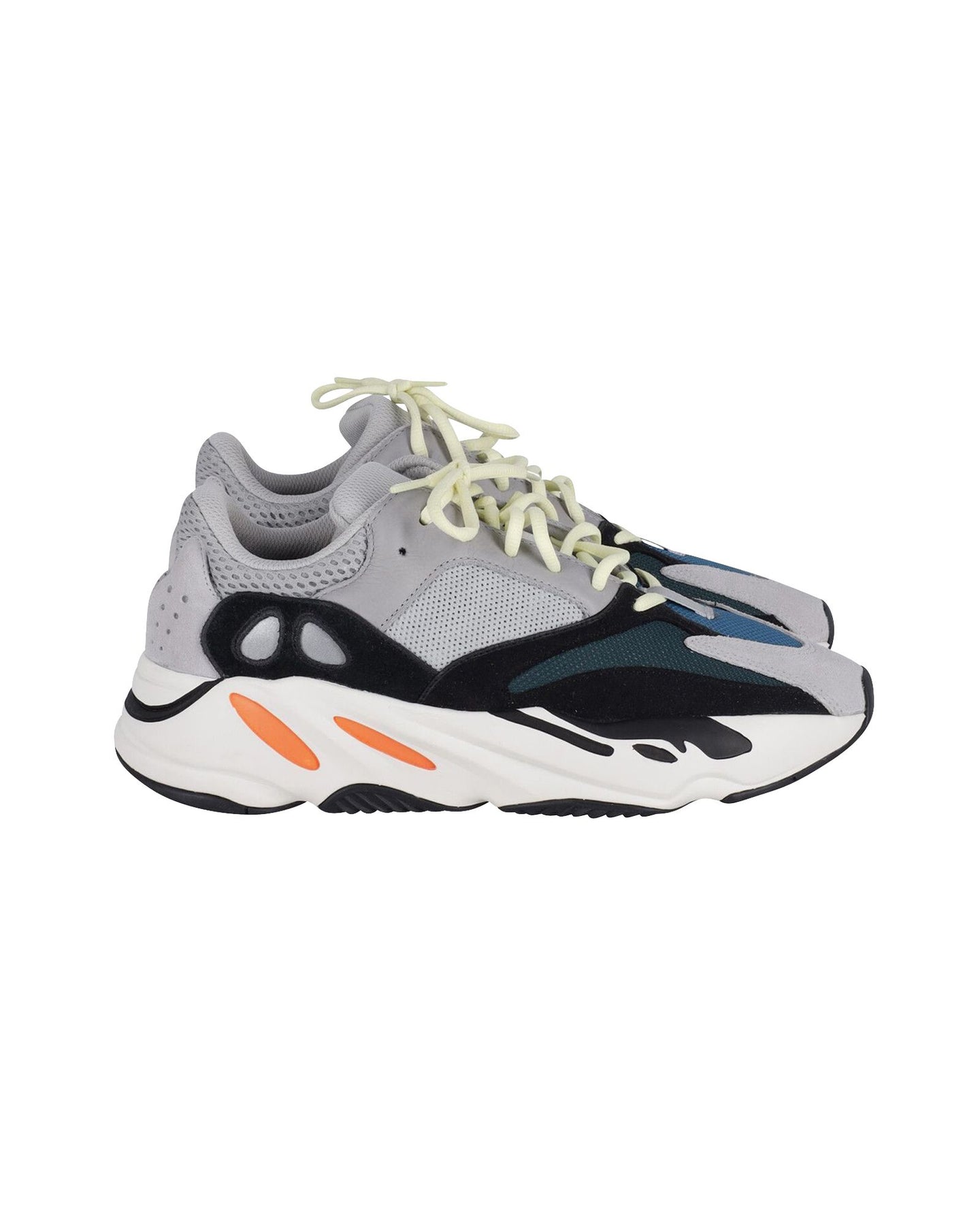 Adidas Yeezy Wave Runner 700 Sneakers in Grey Leather 7744898924604