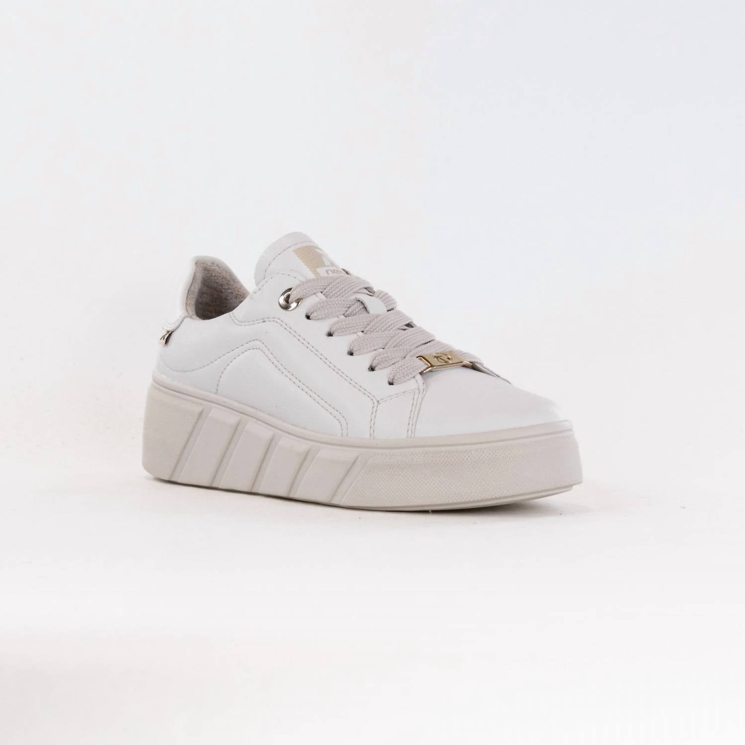Women's Lace-Up Sneakers In White