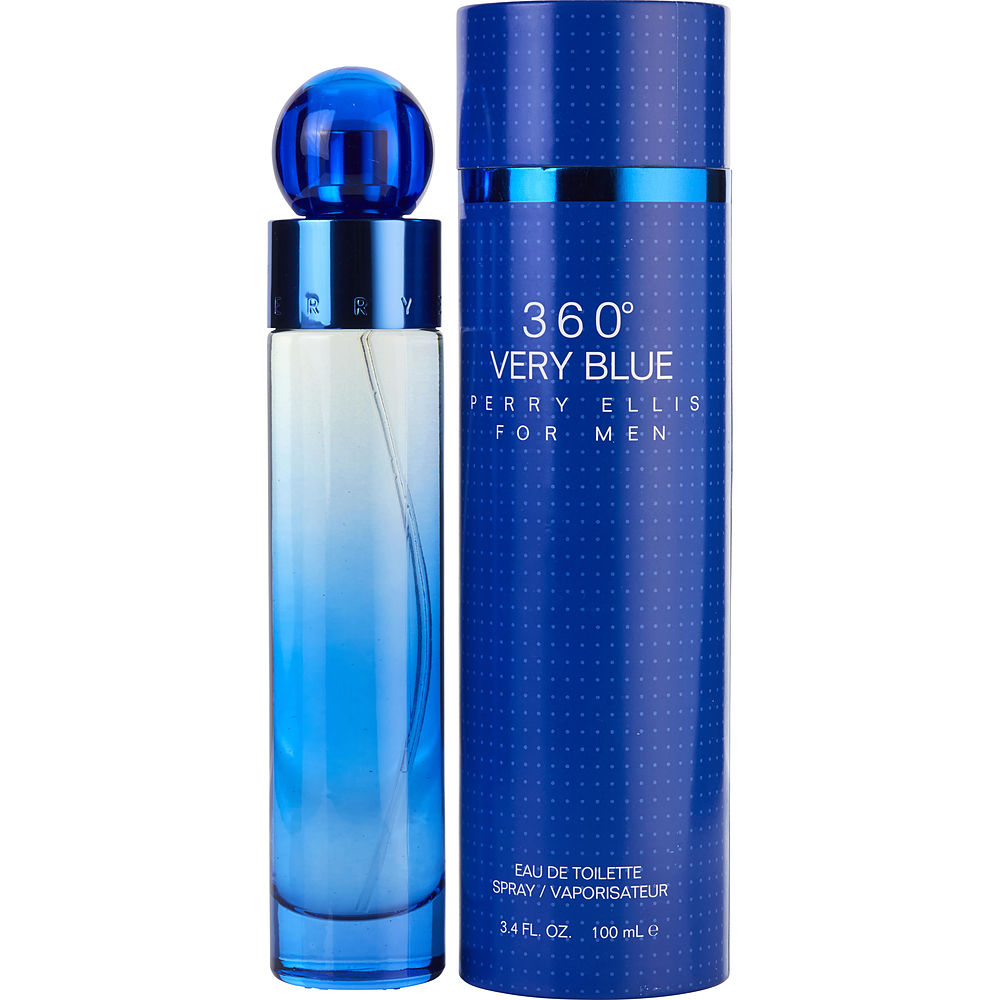 Perry Ellis 360 Very Blue By Perry Ellis Edt Spray 3.4 Oz Men