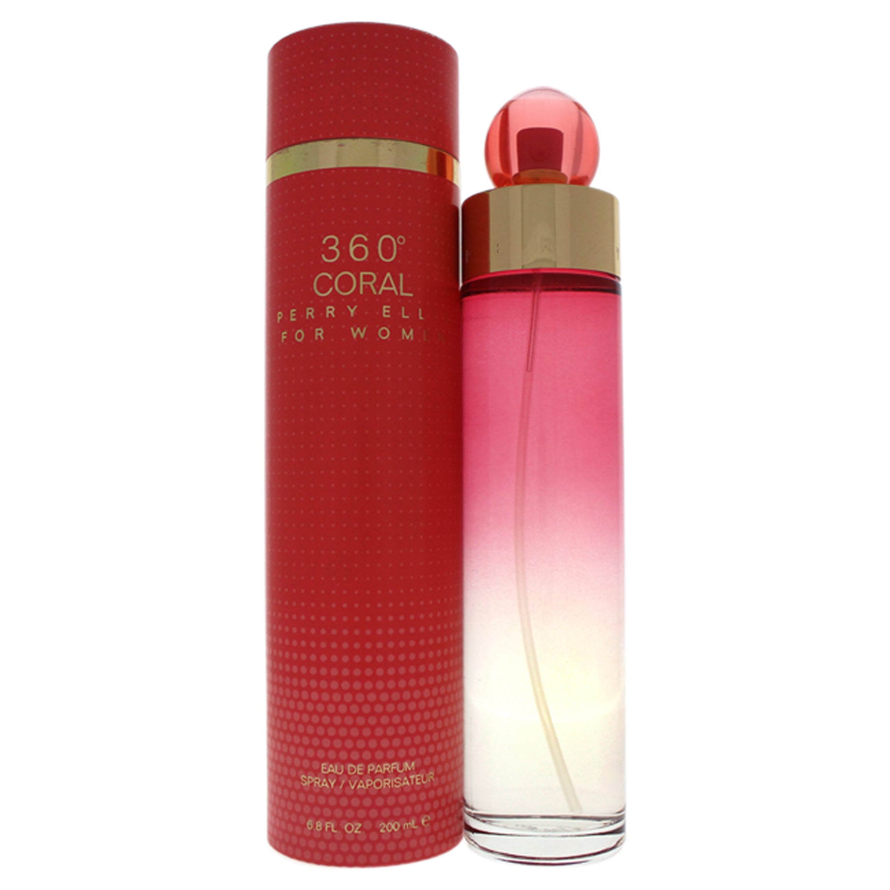 360 Coral by Perry Ellis for Women - 6.8 oz EDP Spray 7830856466492