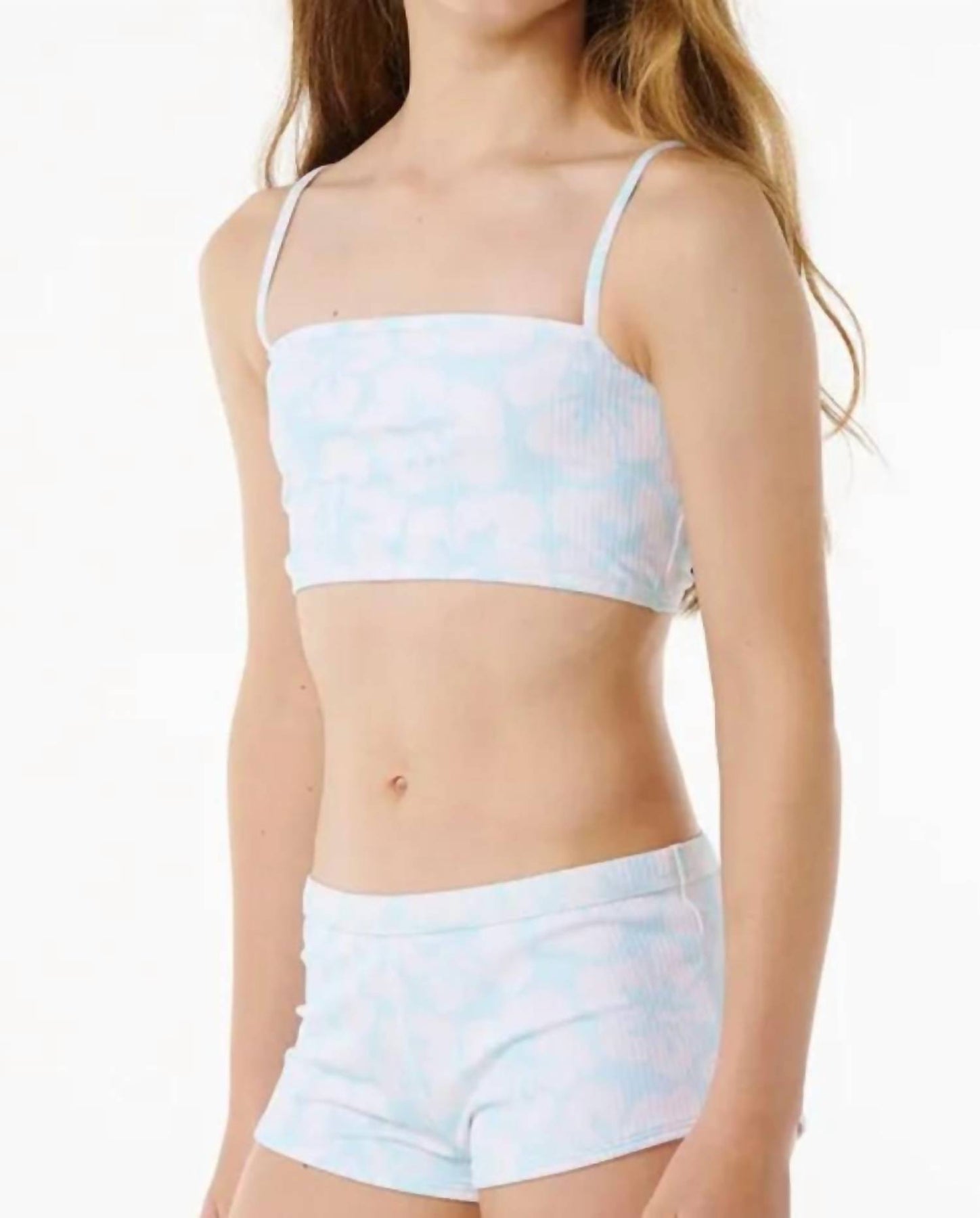 Hibiscus Heat Bikini-Girl In Light Blue