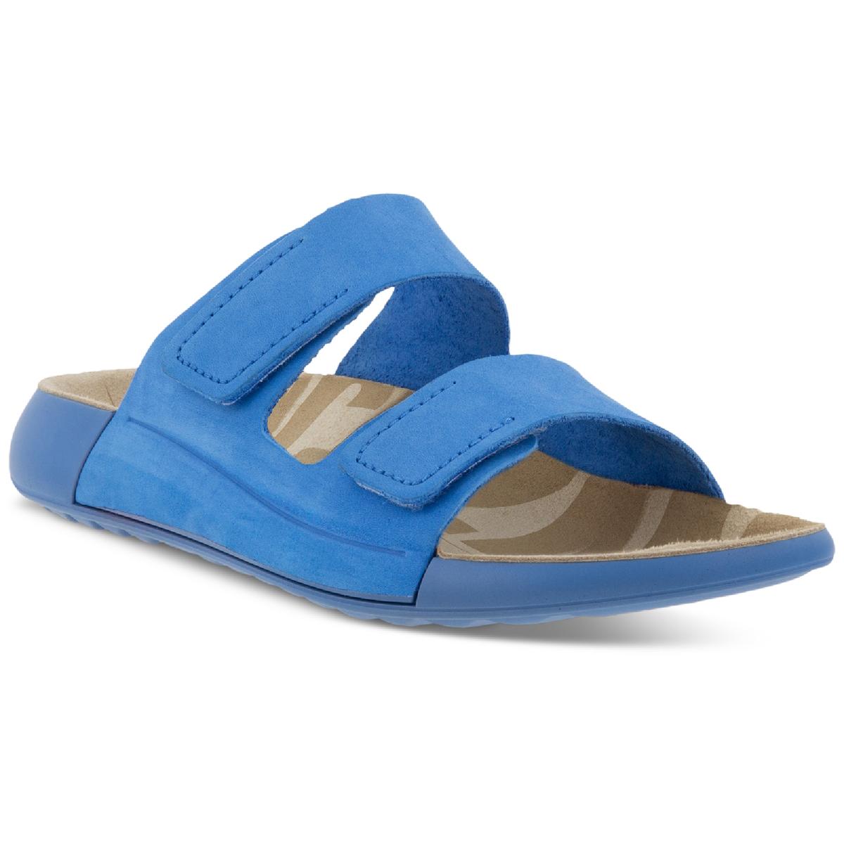 Cozmo Laceless Leather Slide Sandals