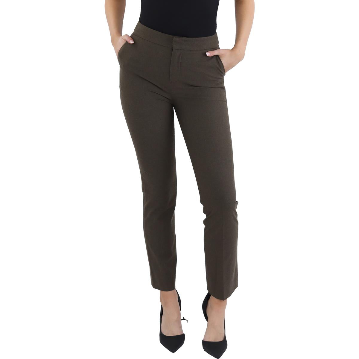 High-Rise Ankle Pants