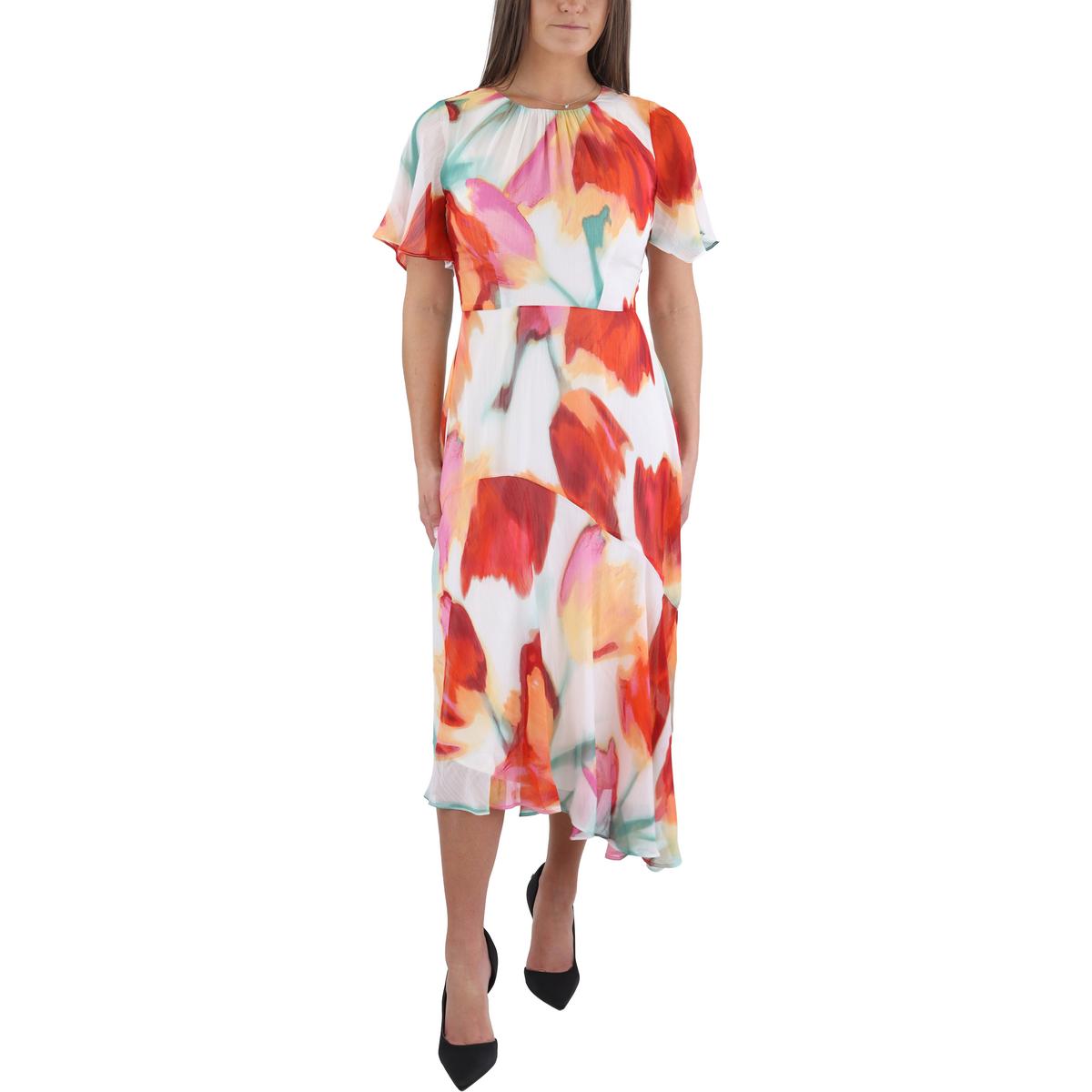 Printed Midi Dress