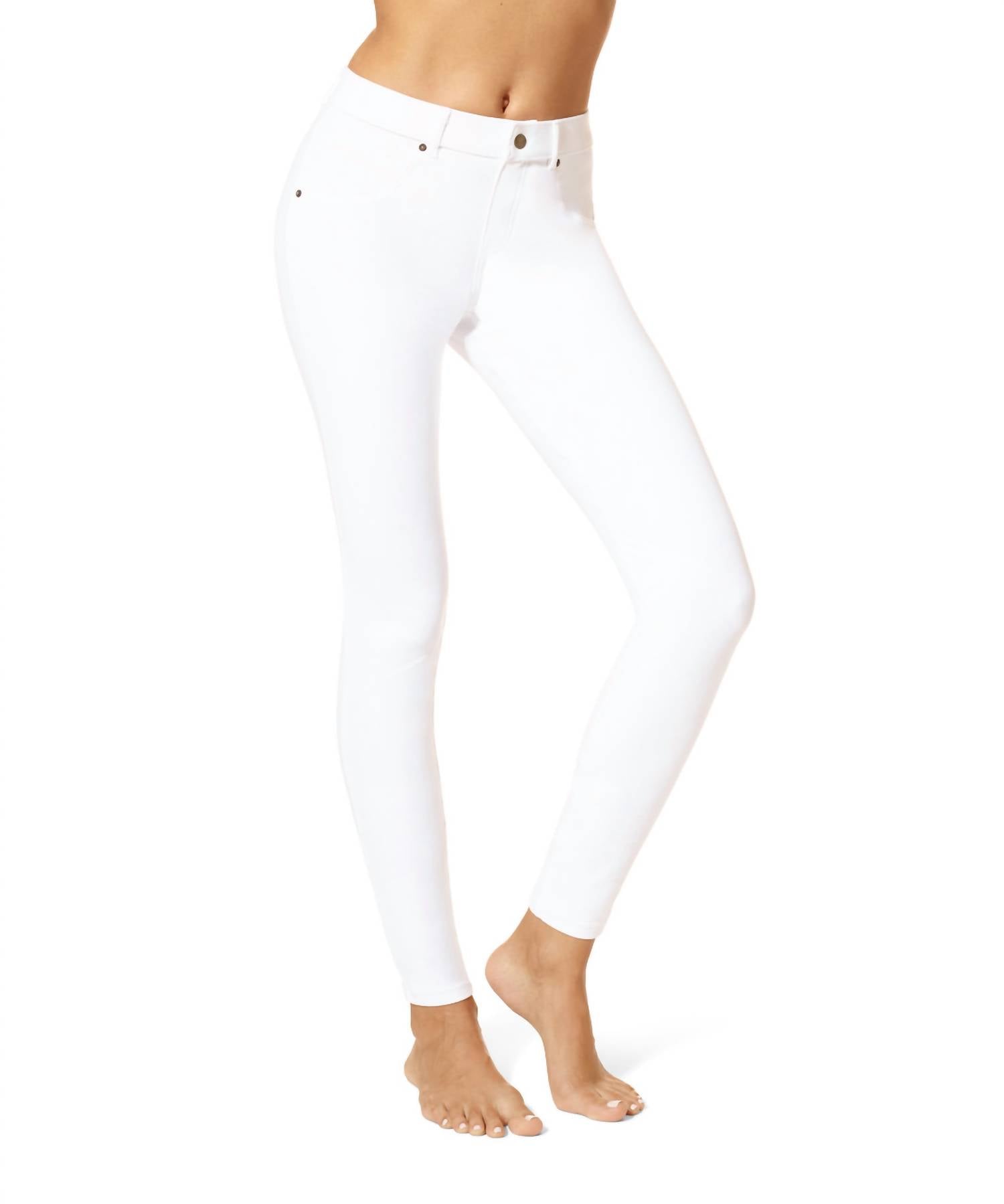 Essential Denim Legging In White 7745027342396