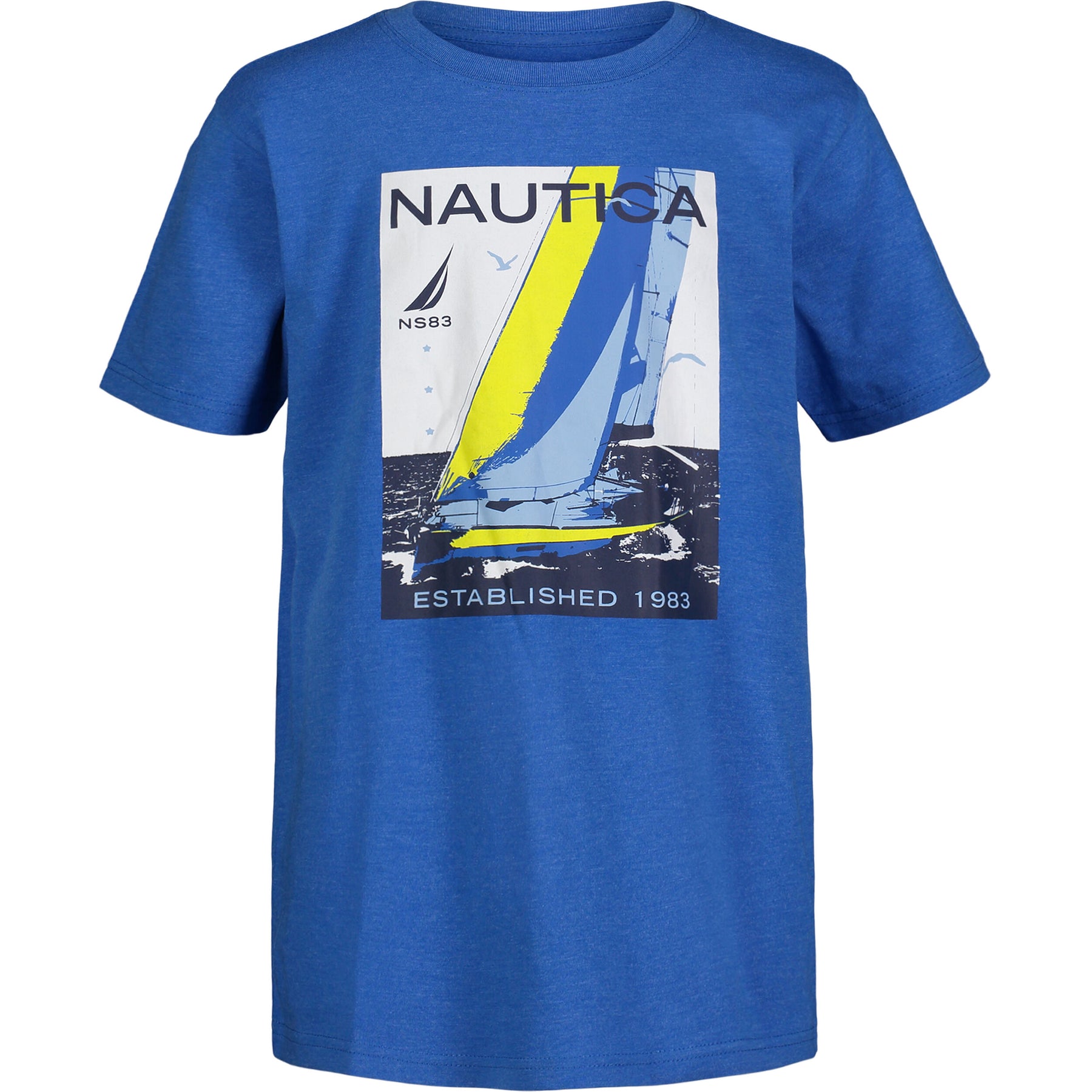Nautica Little Boys' Sailing Scene T-Shirt (4-7) 7259409317948