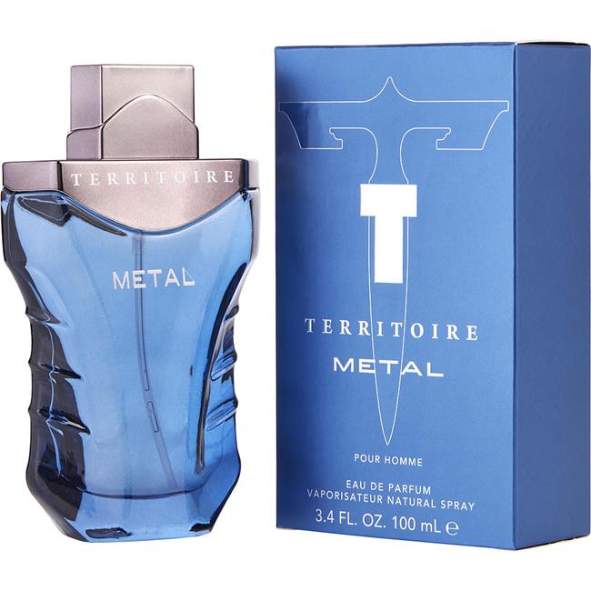 YZY Perfume 358300 3.4 oz Men Territoire Metal Eau De Parfum Spray
