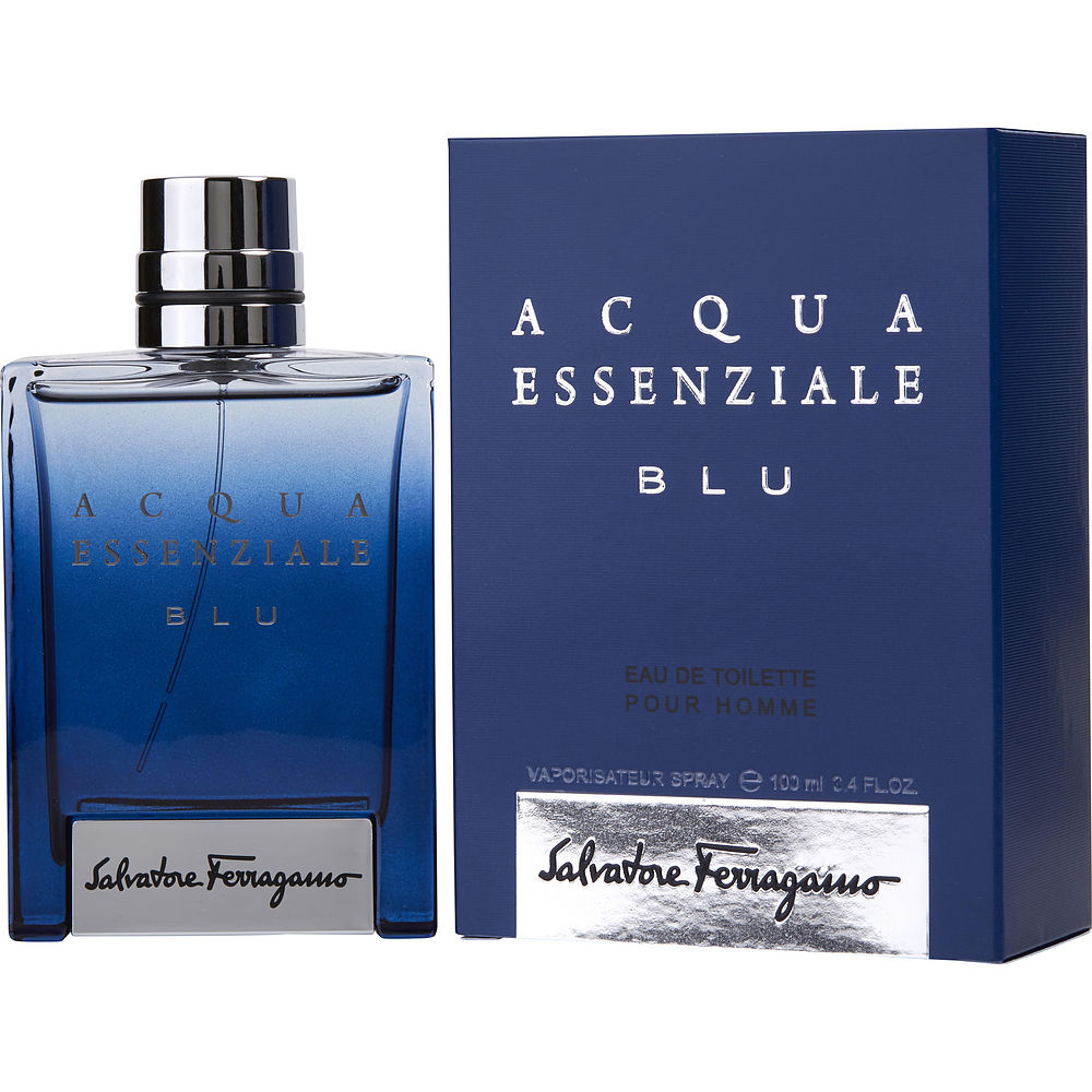 Acqua Essenziale Blu By Salvatore Ferragamo Edt Spray 3.4 Oz Men 7808538345532