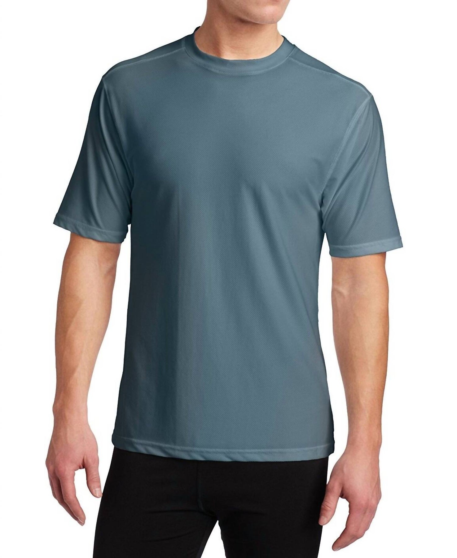 Give-N-Go Tee Round Neck T-Shirt In Charcoal