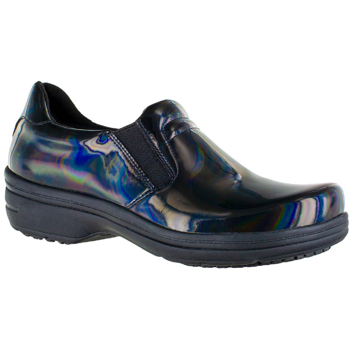 Bind Patent Leather Slip On Clogs