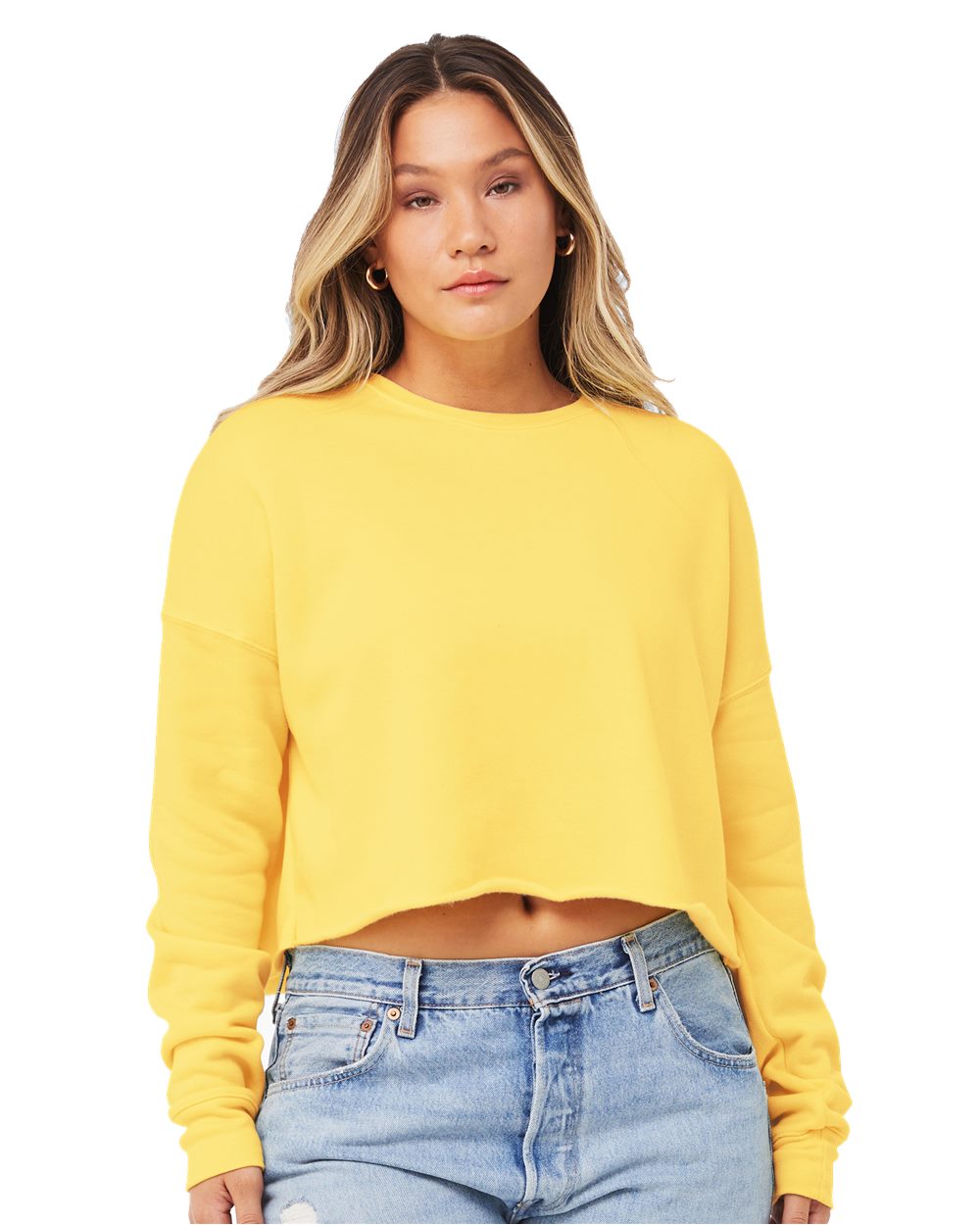 BELLA + CANVAS Women's Crop Crew Fleece