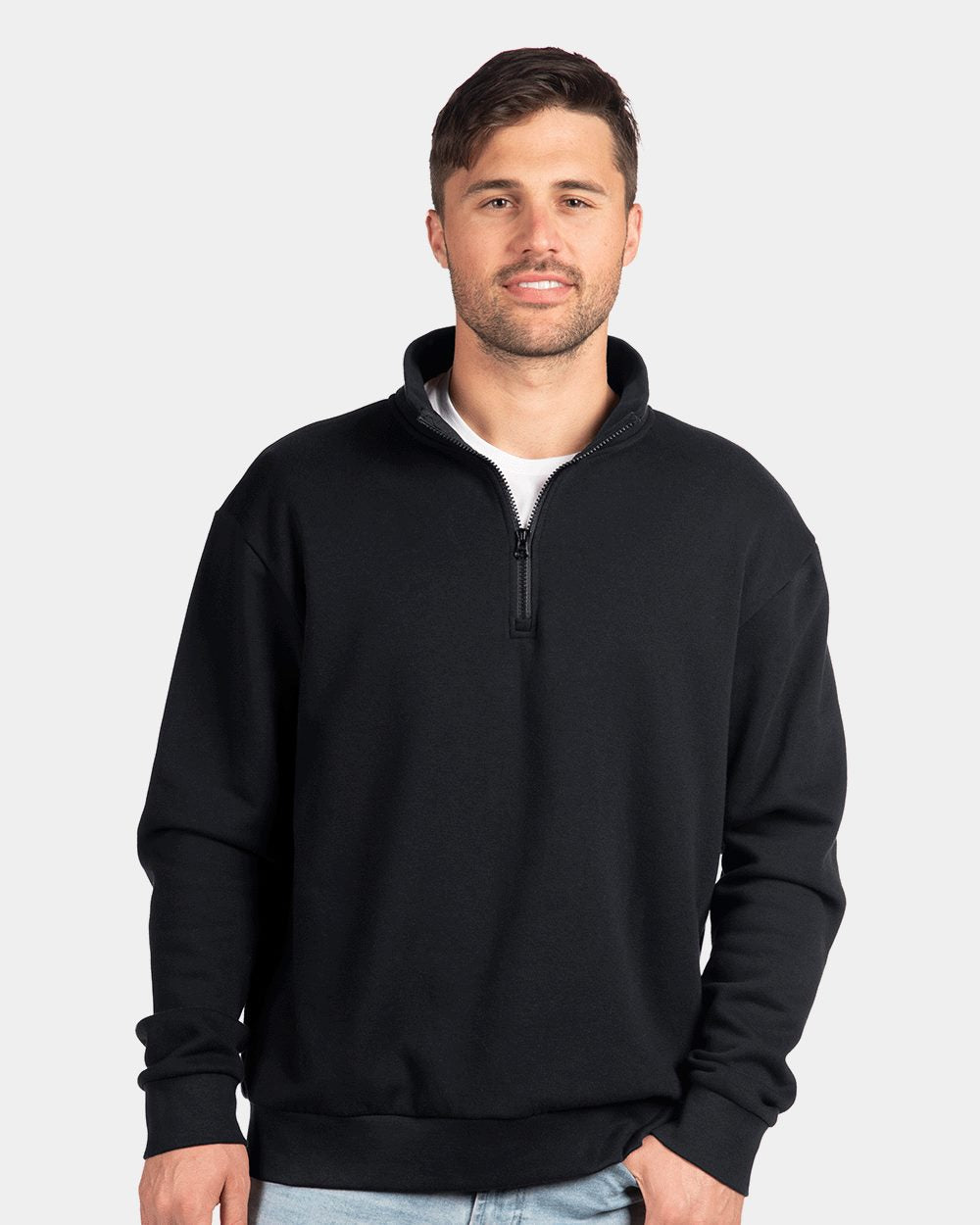 Next Level Unisex Santa Cruz Quarter-Zip Pullover
