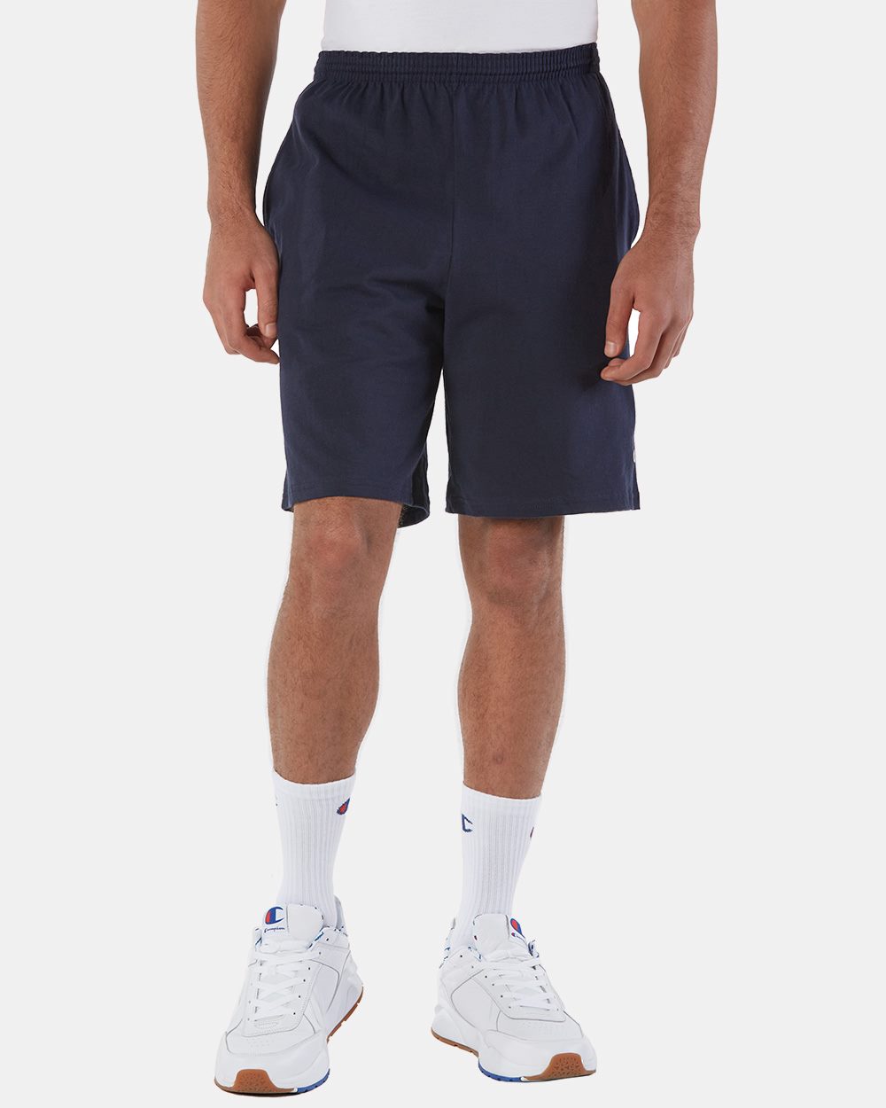 Champion Men's Cotton Jersey 9" Shorts with Pockets