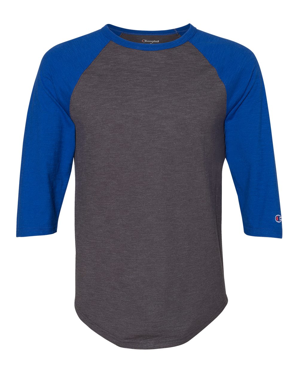 Champion Men's Premium Fashion Raglan Three-Quarter Sleeve Baseball T-Shirt