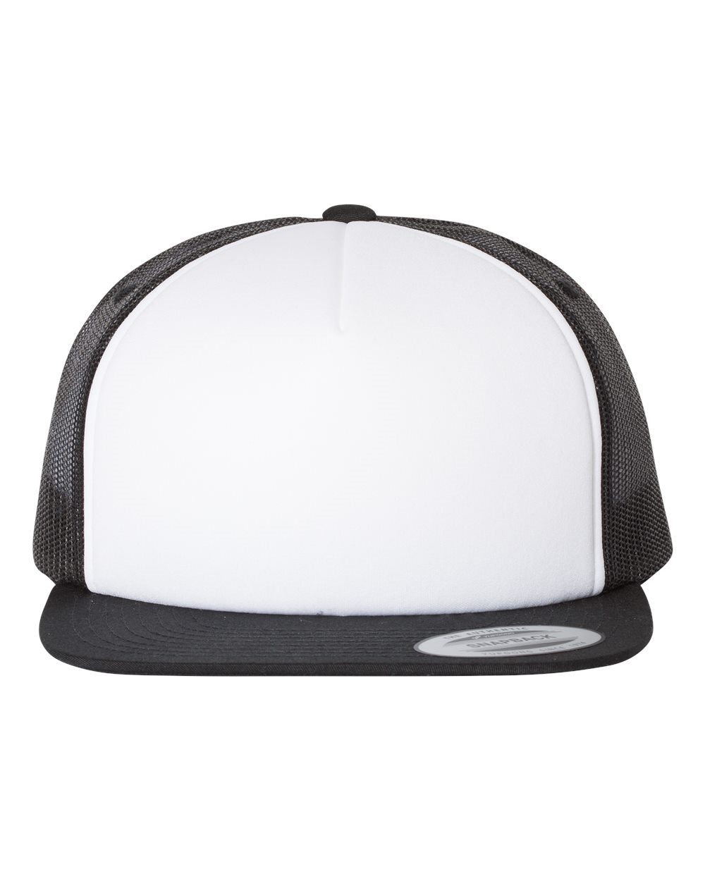 YP Classics Men's Flat Bill Foam Trucker Cap