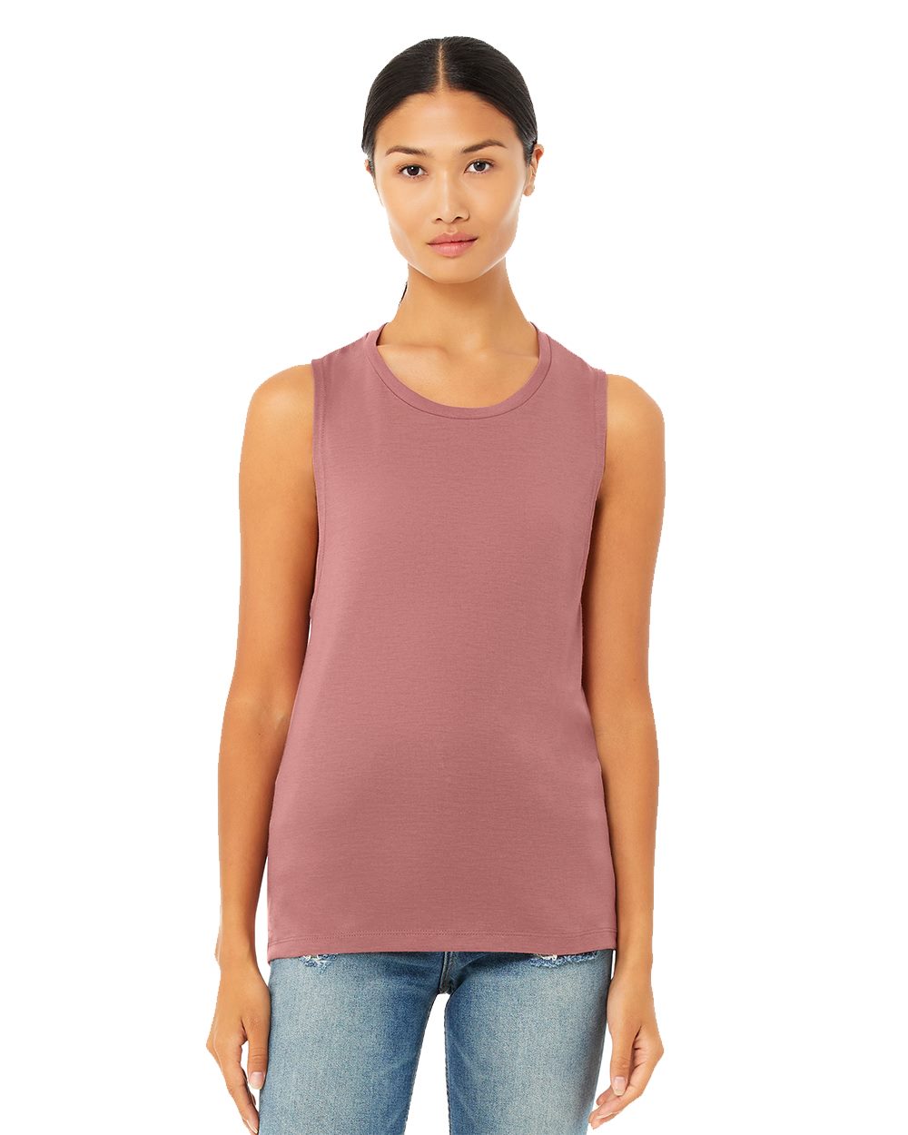 BELLA + CANVAS Women's Flowy Scoop Muscle Tank Top BC8803