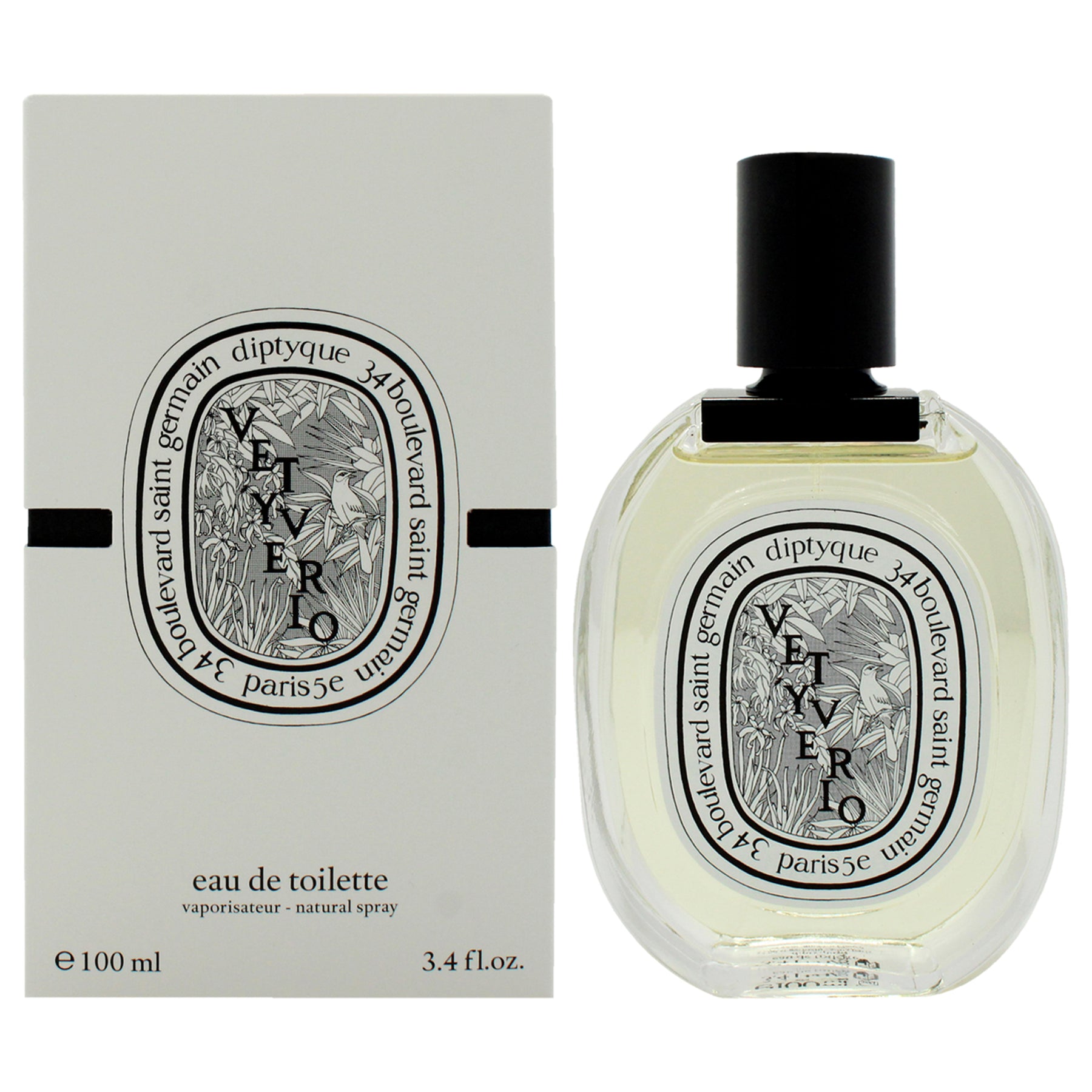 Vetyverio by Diptyque for Unisex - 3.4 oz EDT Spray 7831134634044