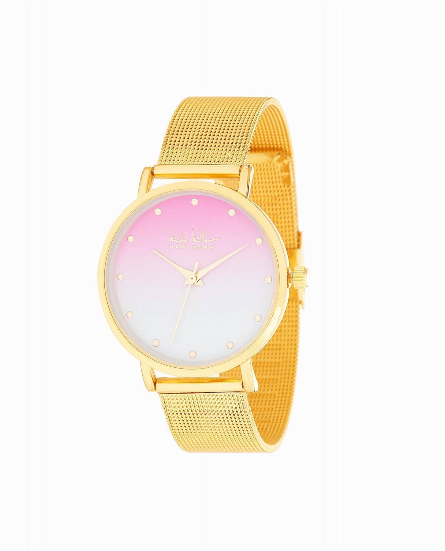 Women's Stainless Steel Bracelet Watch - 35Mm In Gold And Pink 7686710657084
