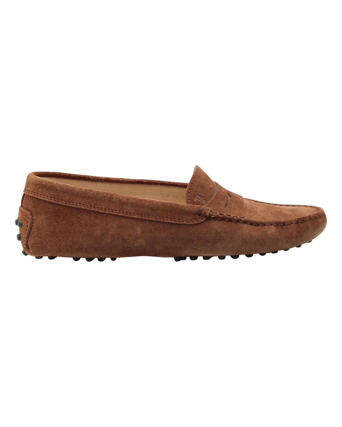 Tod's Gommino Driving Shoes in Brown Suede 7826372362300