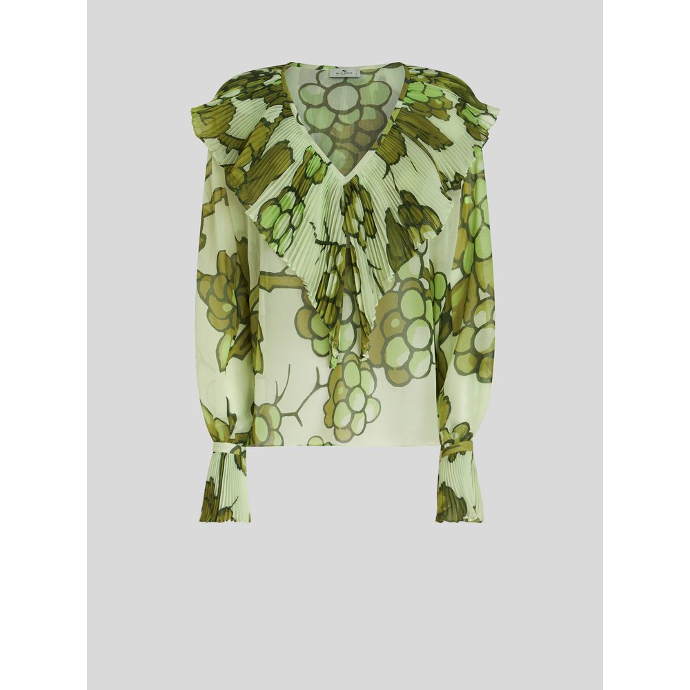 TOP WITH PLEATED RUFFLE 7826203377724