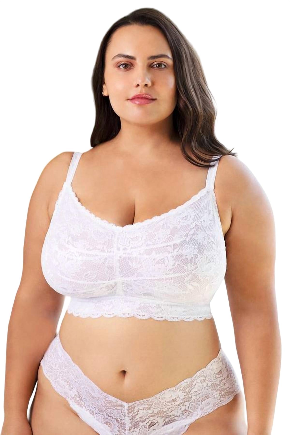 Never Say Never Ultra Curvy Sweetie Bralette In White