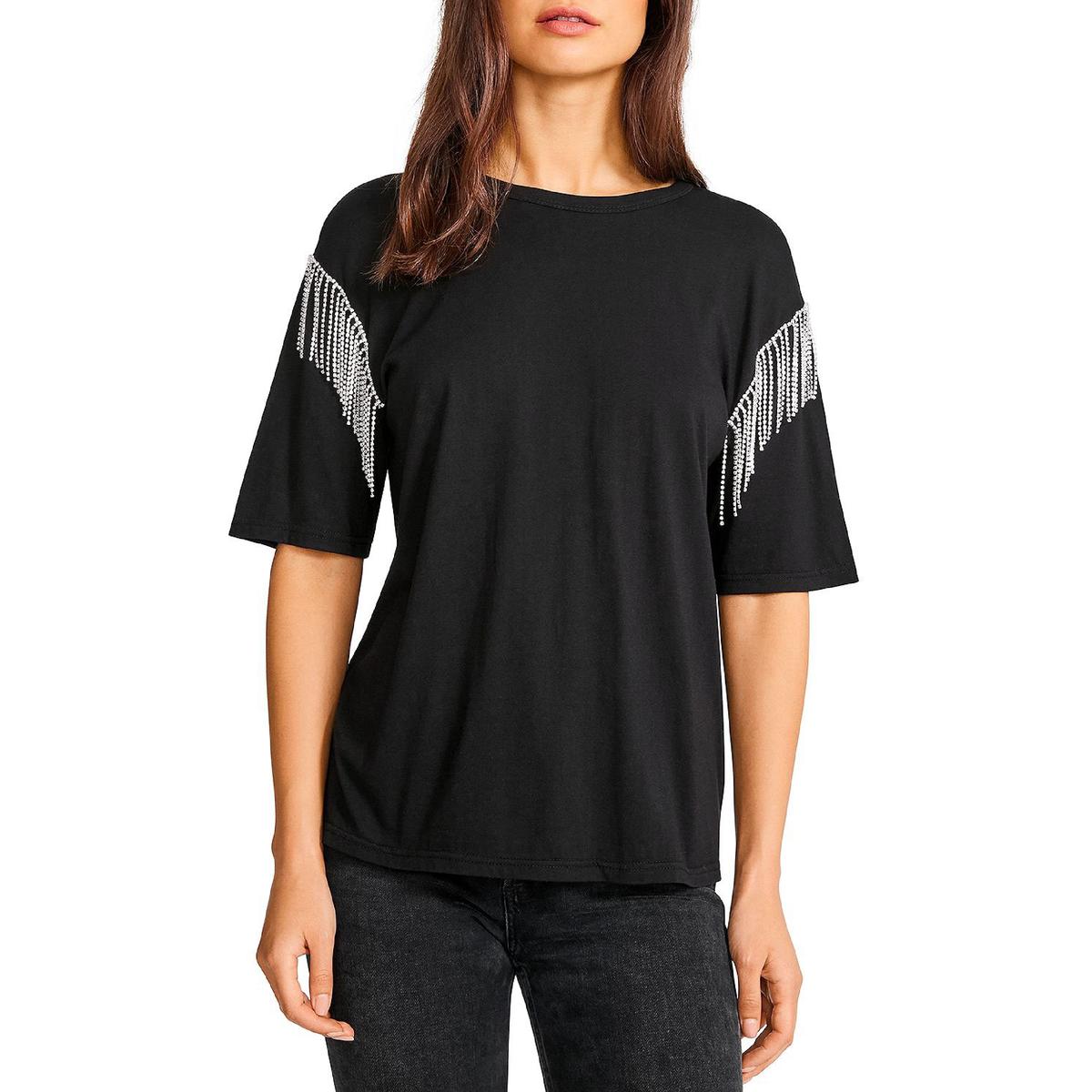 Modal Blend Embellished T-Shirt