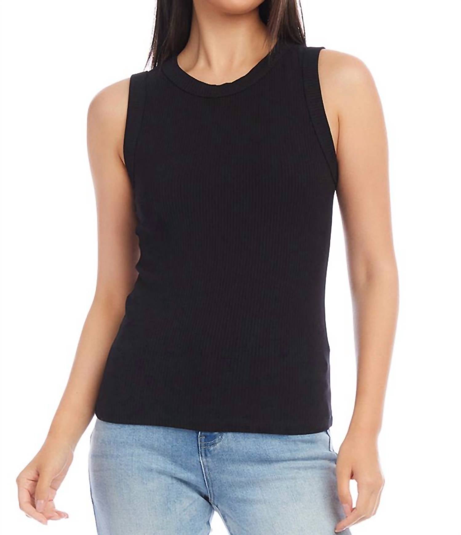 Rib Tank In Black 7802127155260