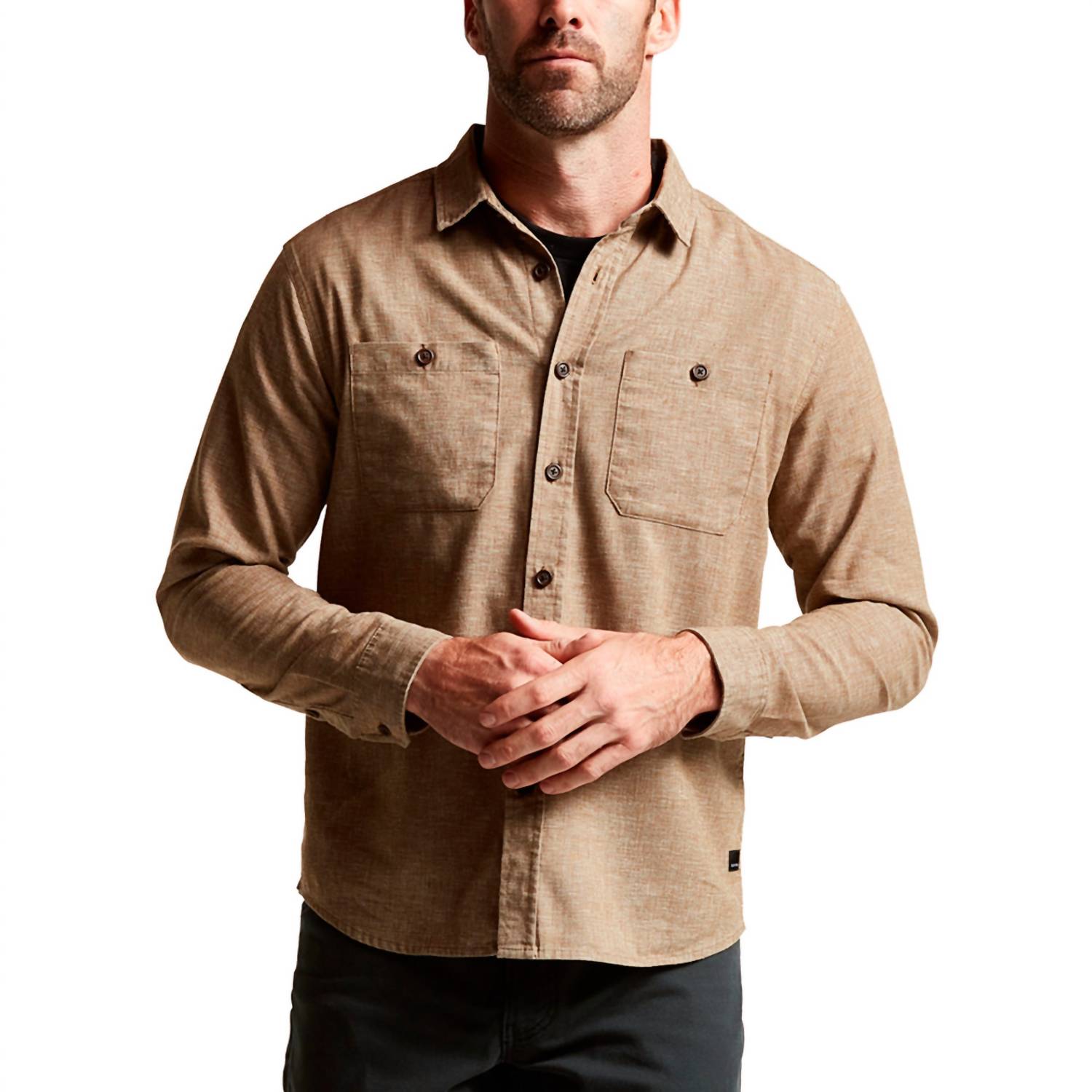 Ambary Ls Shirt In Coyote Heather 7690212474940
